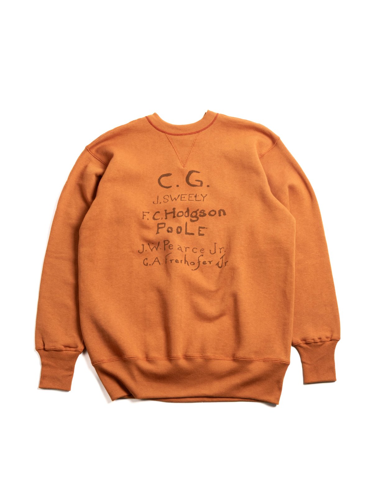 (LOT 403) CG SWEATSHIRT BURNT ORANGE - Image 1