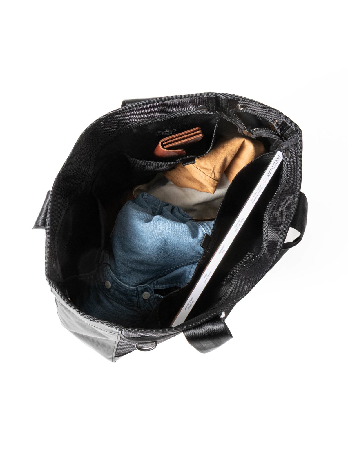 PORTER / HEAT SERIES TOTE BAG BLACK (ZIP) - Image 6