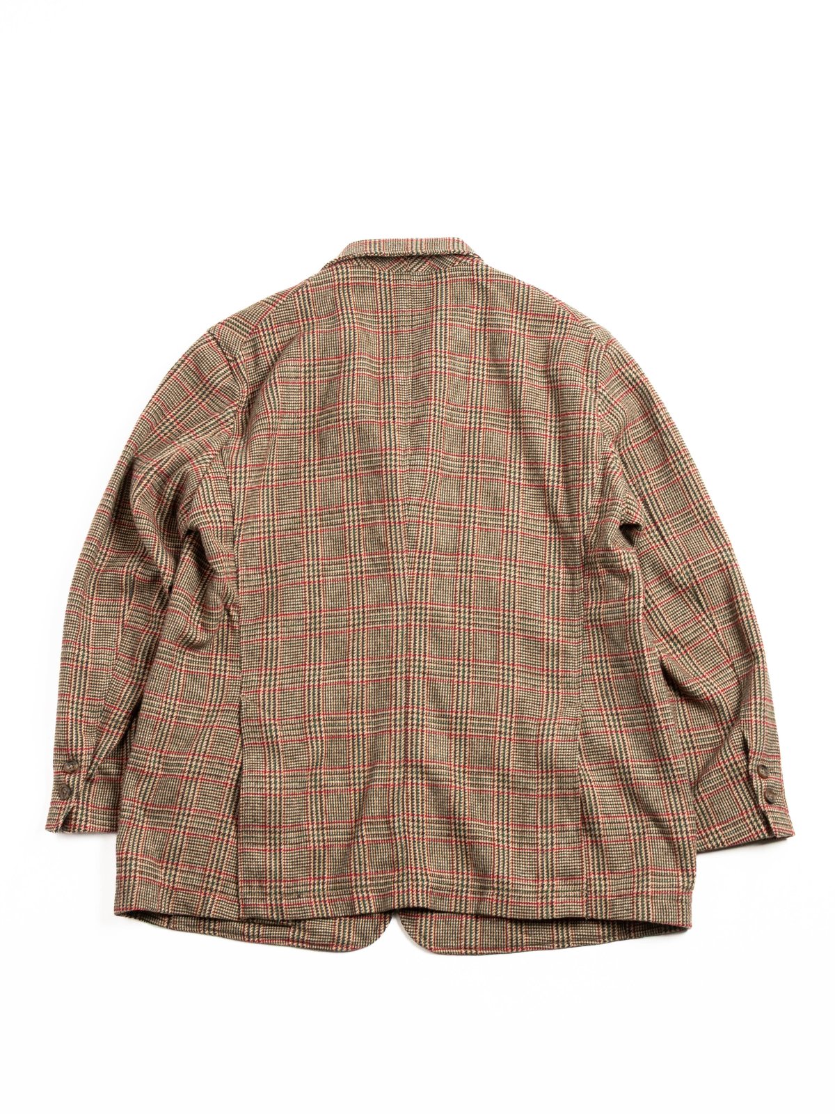 UPLAND JACKET / TAN / RED WOOL POLY GLEN PLAID - Image 6