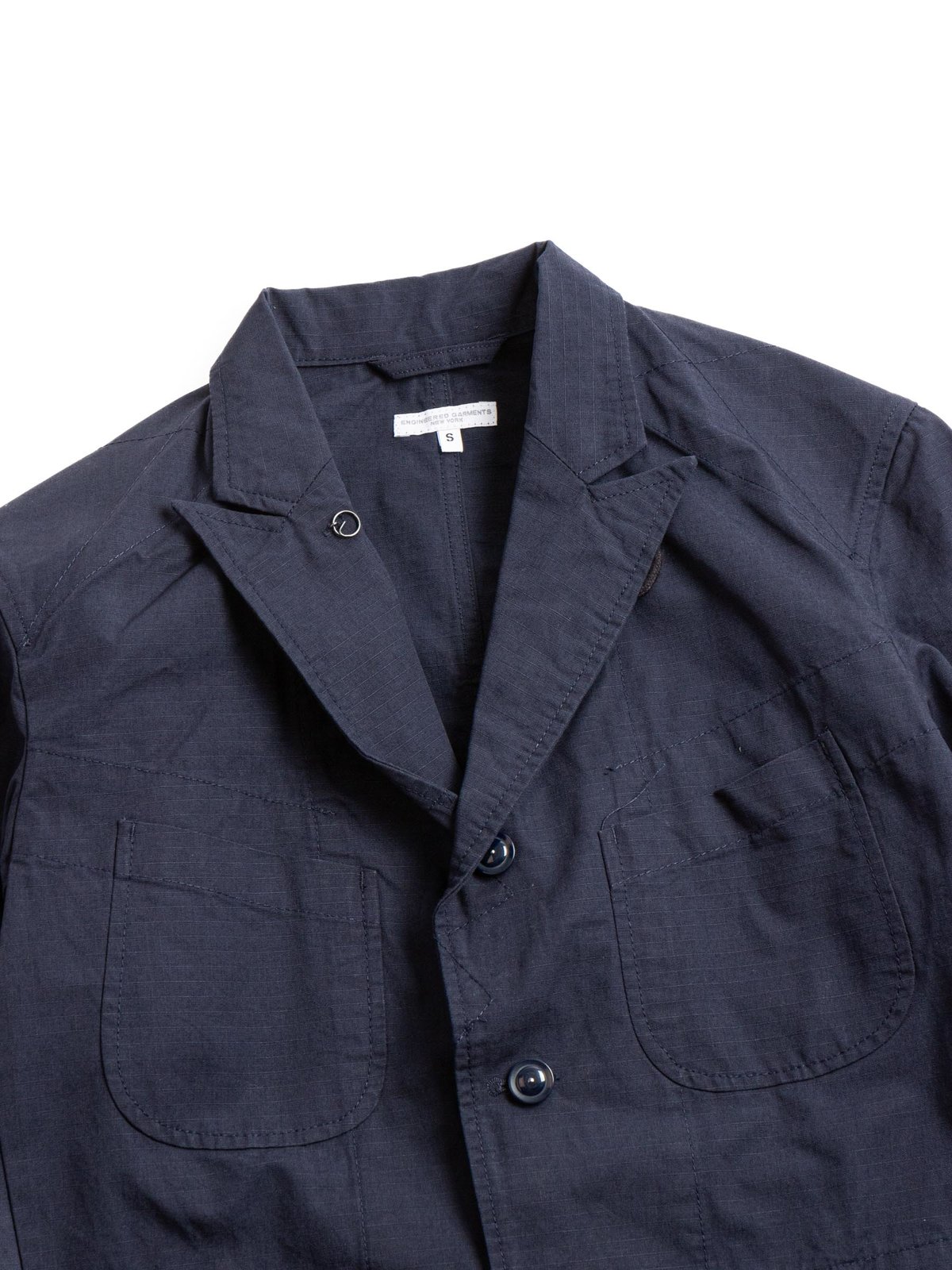 BEDFORD JACKET NAVY COTTON RIPSTOP - Image 2