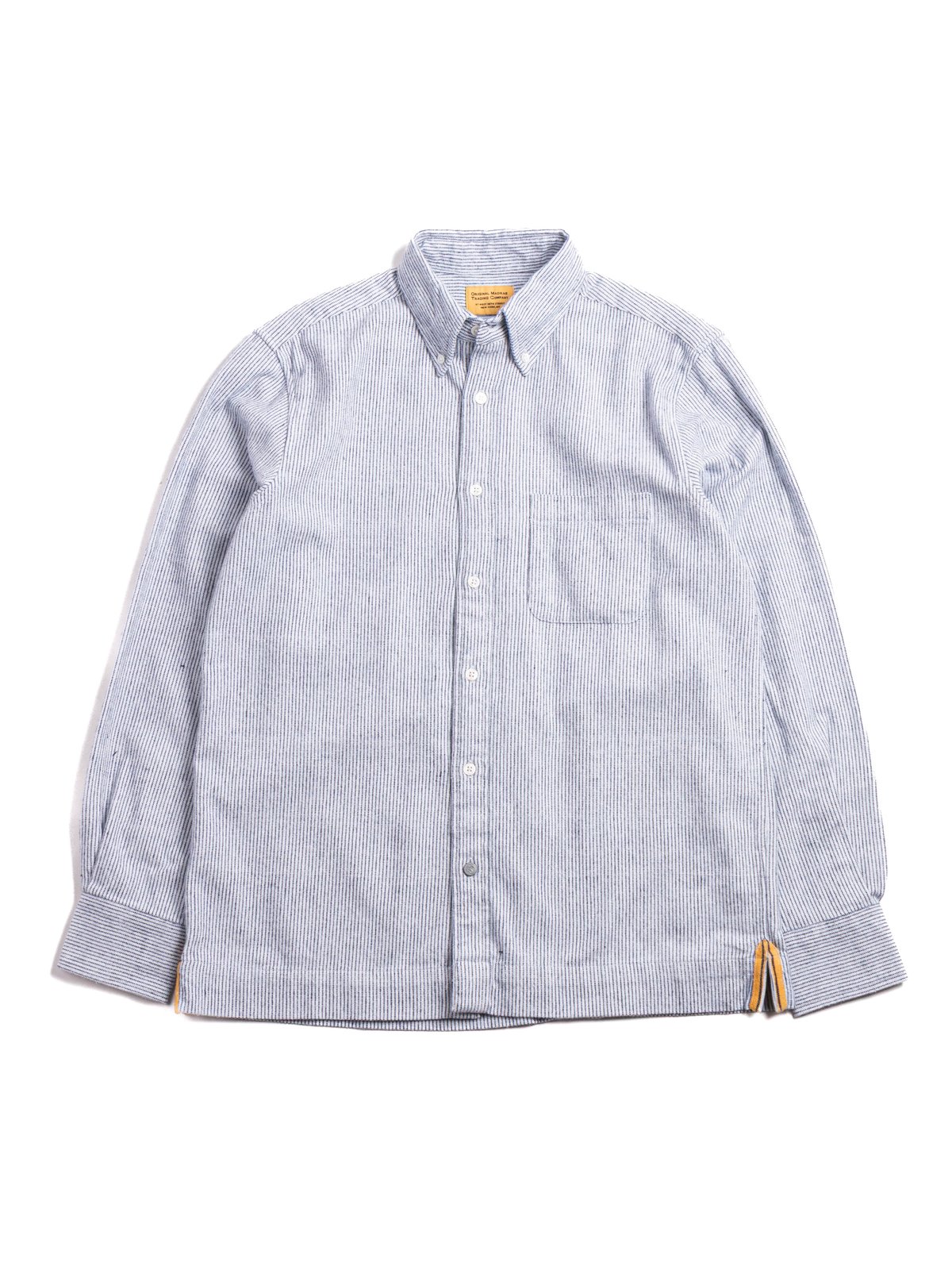 (OM45475.41) TBB HAND WOVEN TWO PLY OXFORD WEAVE B.D. STRAIGHT HEM SHIRT - Image 1