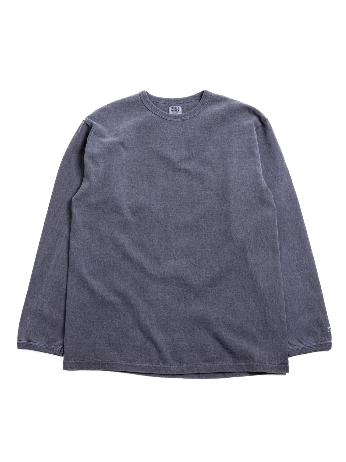 (LOT 58001PD) HEAVY WEIGHT L/S TEE P.D. NAVY - Image 1