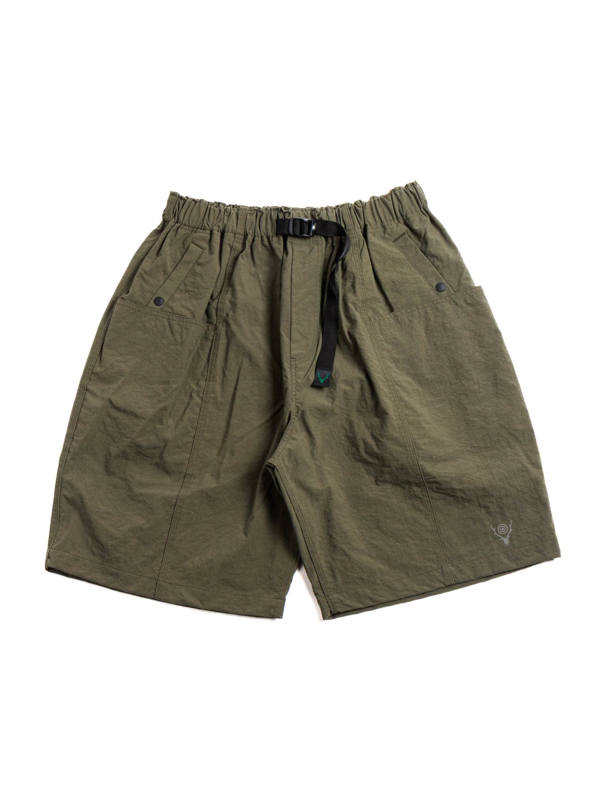 BELTED C.S. SHORT NYLON OXFORD OLIVE - Image 1