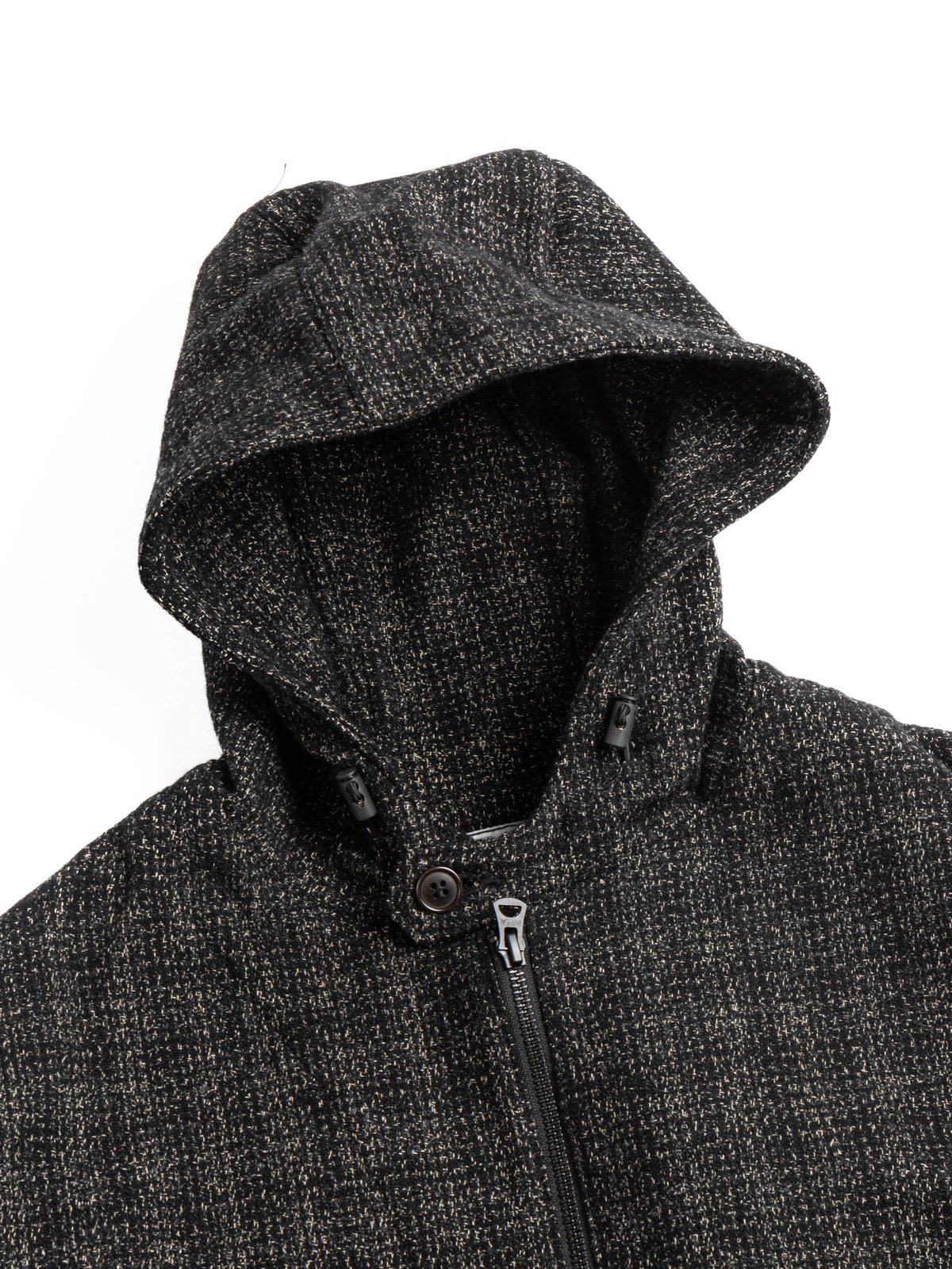 DEE PARKA 3 WOOL / COTTON NEP SALT & PEPPER - Image 3