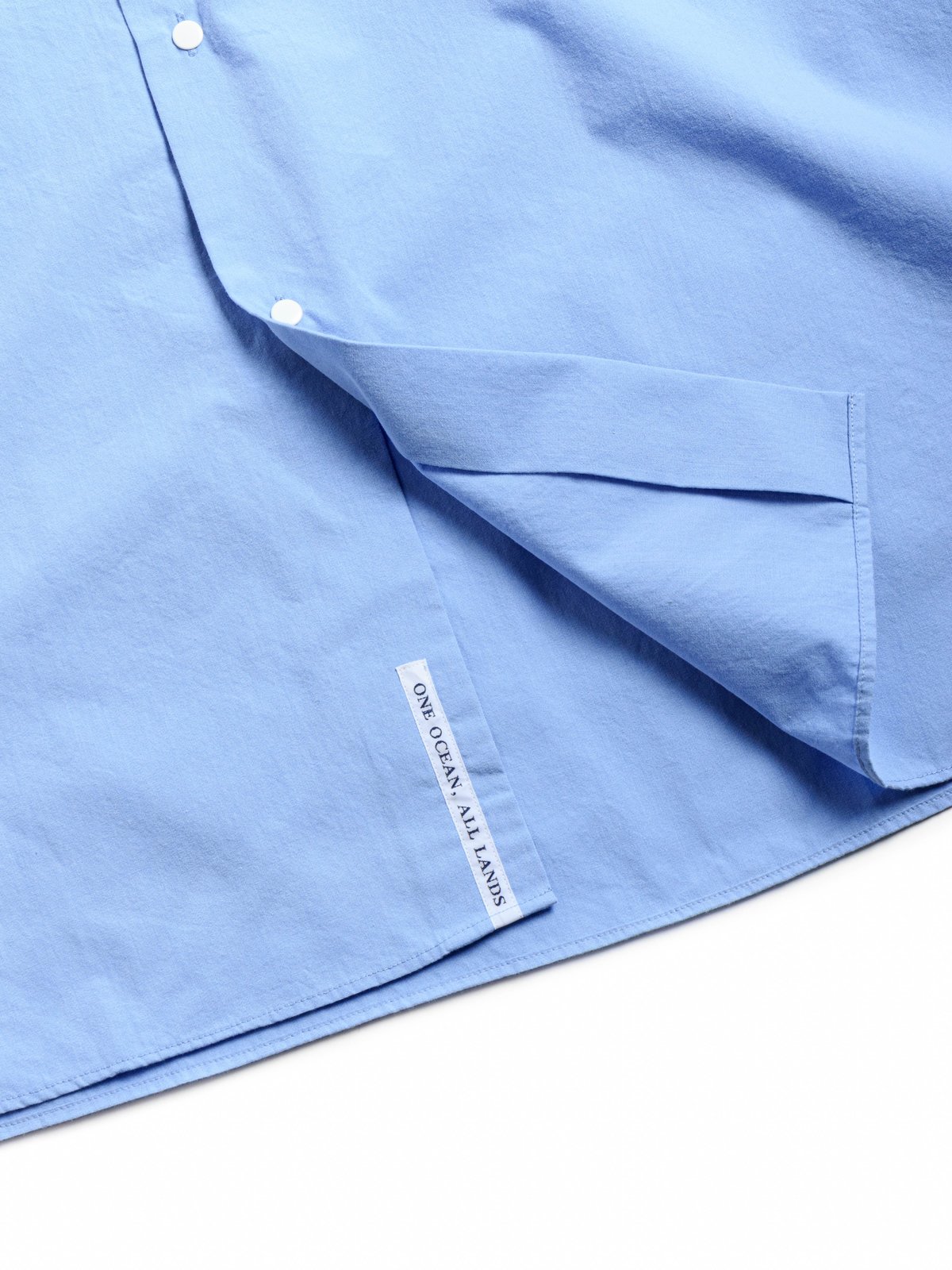 REGULAR COLLAR S/S WIND SHIRT SAX - Image 4