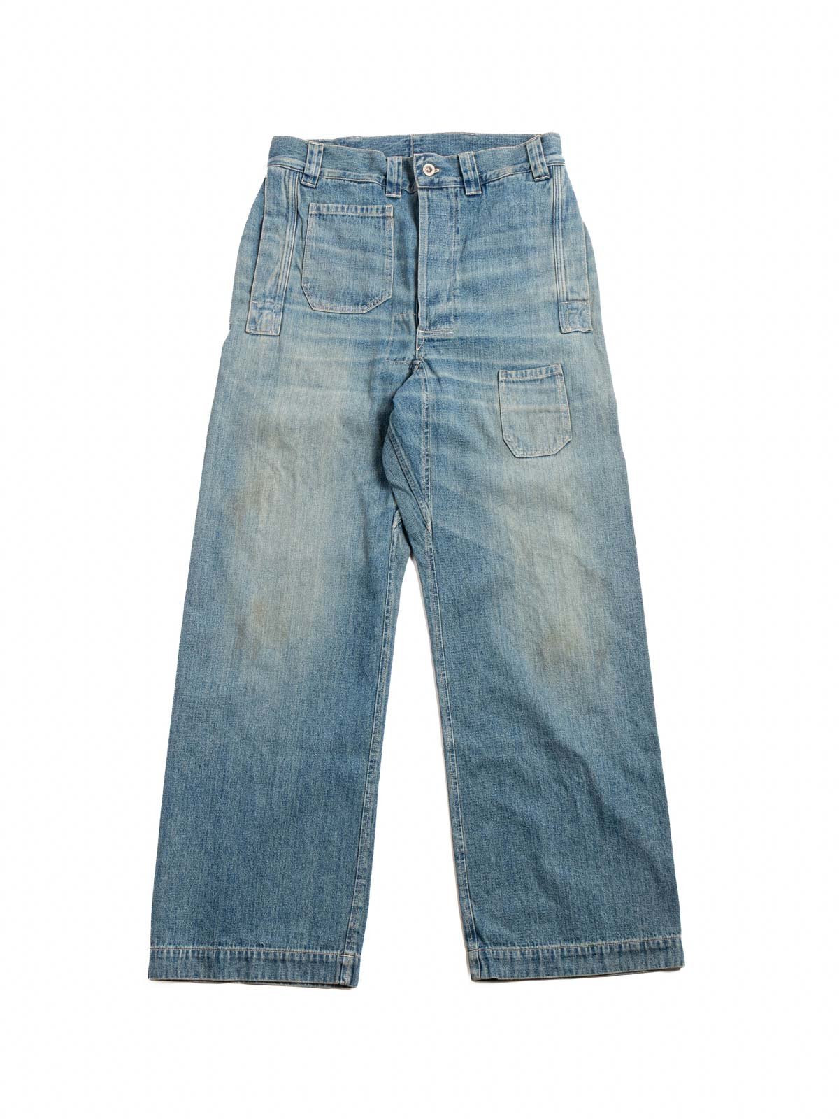 JOHN GLUCKOW JG&ndash;01S 1910s NETMAKER&rsquo;S TROUSERS UW LIGHT - Image 1