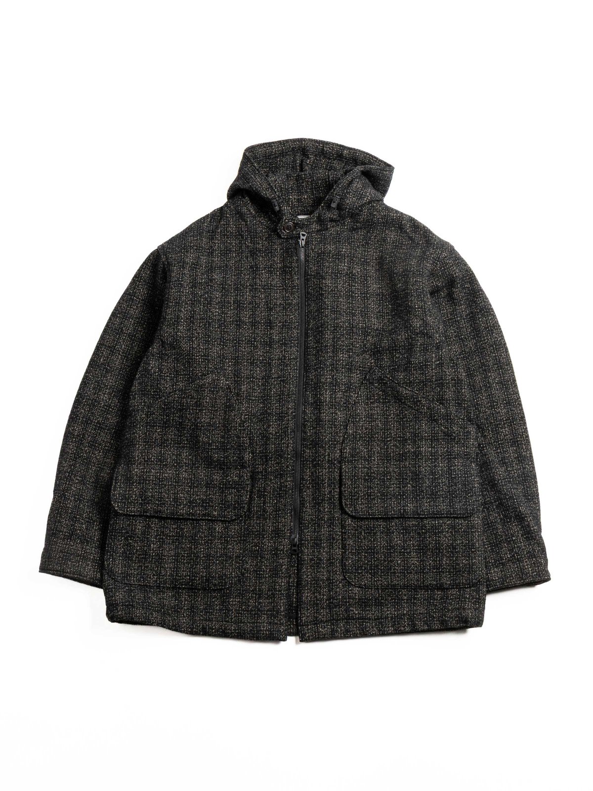 DEE PARKA 3 WOOL / COTTON NEP SALT & PEPPER - Image 1