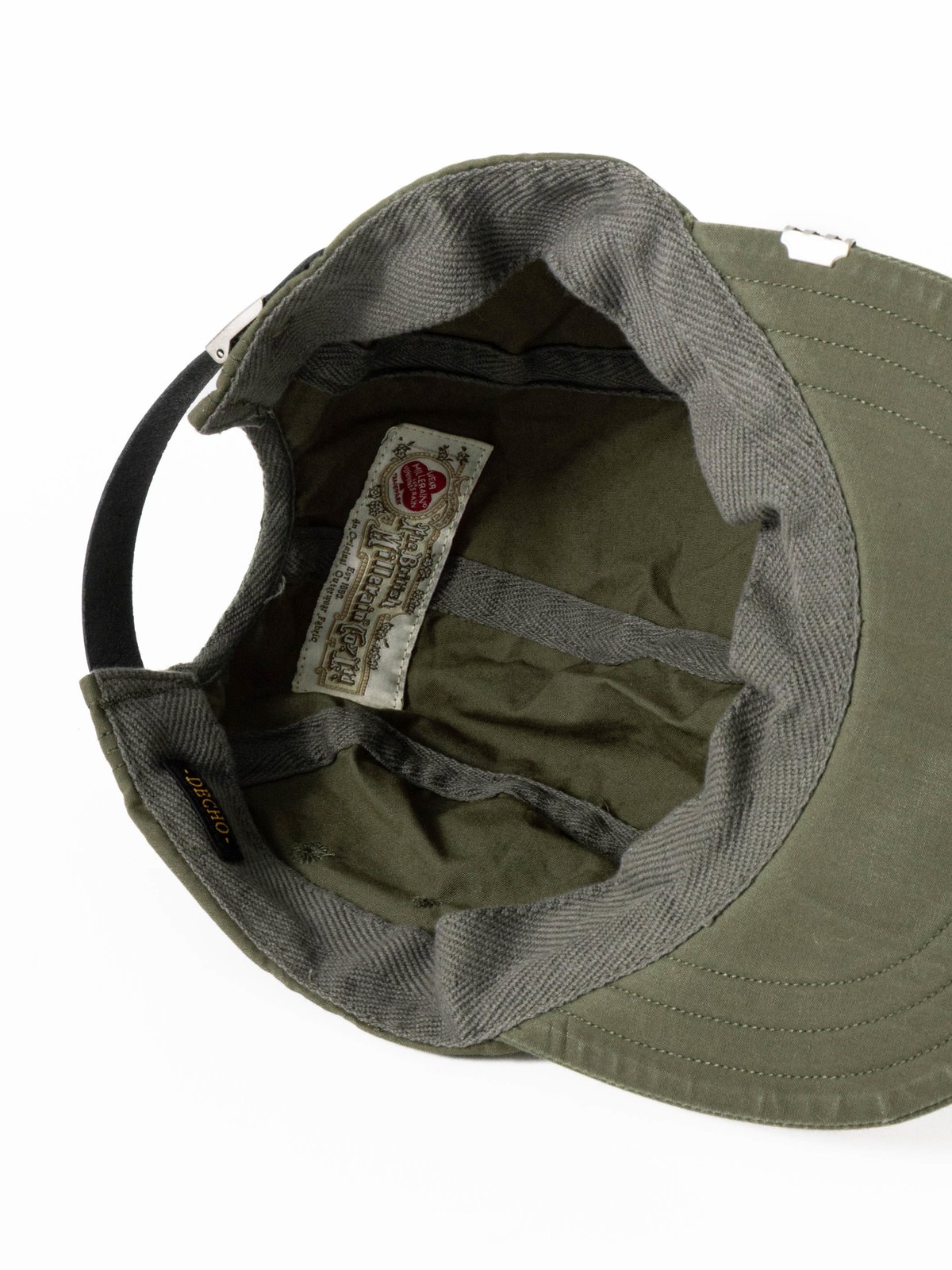 MILLERRAIN WAXED COTTON FISHING CAP OLIVE - Image 6
