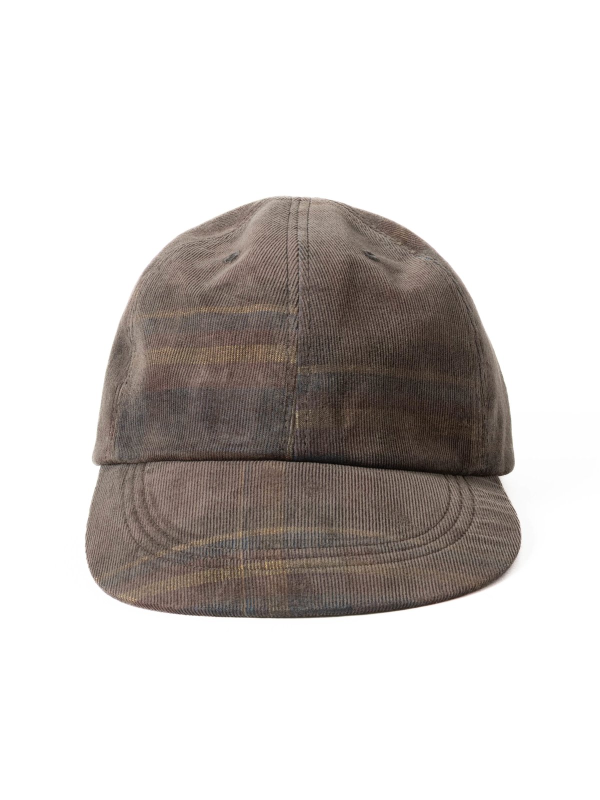 PLAID CORD CAP BROWN - Image 2