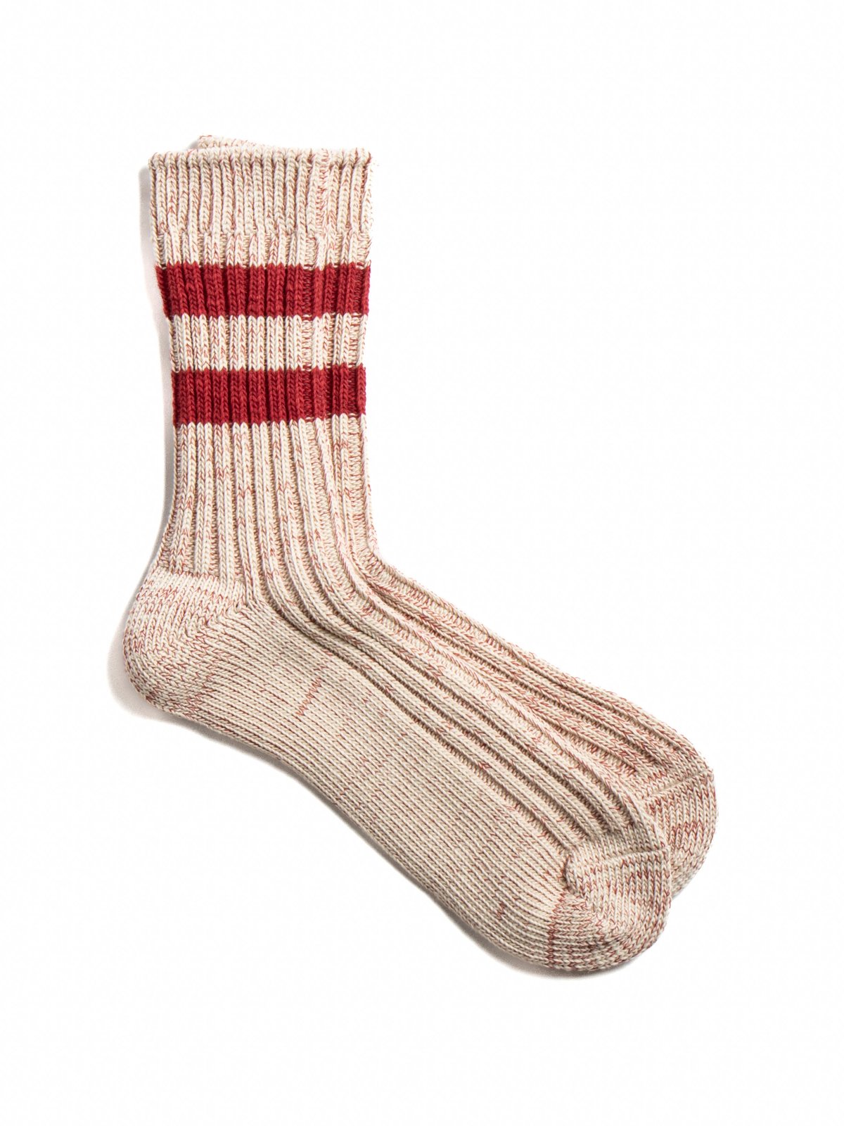 (LOT 9001) LOW GAUGE RIB LINE SOX KINARI RED - Image 2