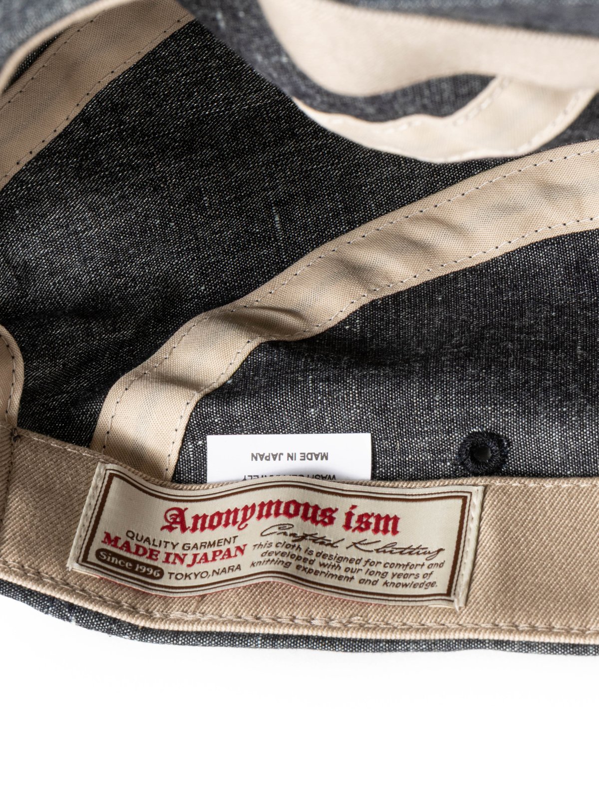 CHAMBRAY KYOTO CAP NAVY - Image 5