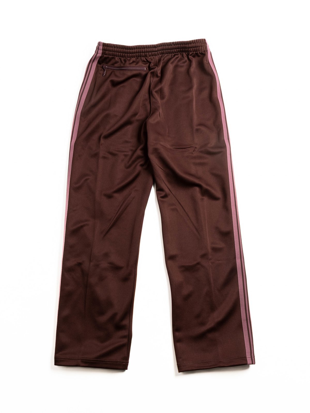 NEEDLES TRACK PANT – POLY SMOOTH BROWN - Image 6