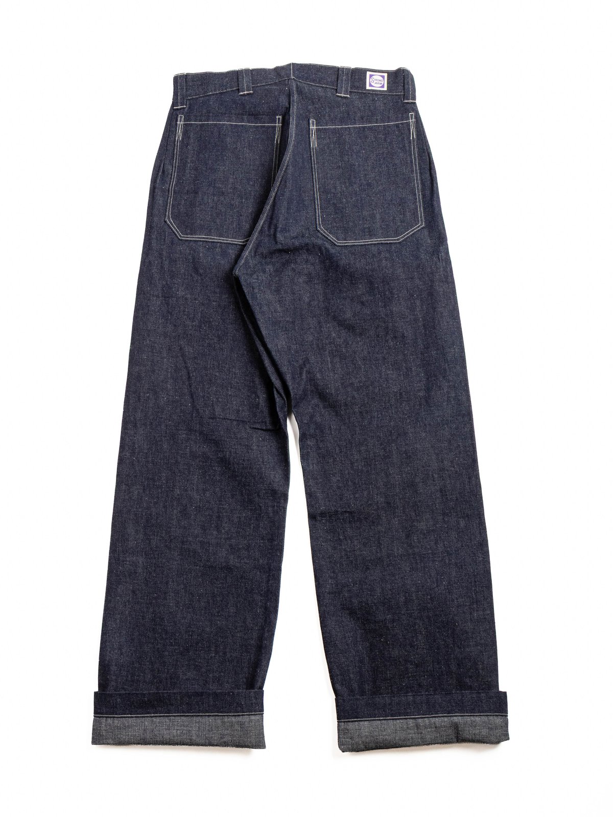 JOHN GLUCKOW JG&ndash;01S 1910s NETMAKER&rsquo;S TROUSERS INDIGO DENIM OR - Image 6