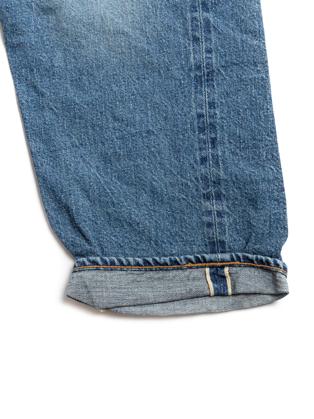 LOT 2ND HAND SERIES 1101 USED WASH LIGHT 12OZ DENIM JEAN - Image 4