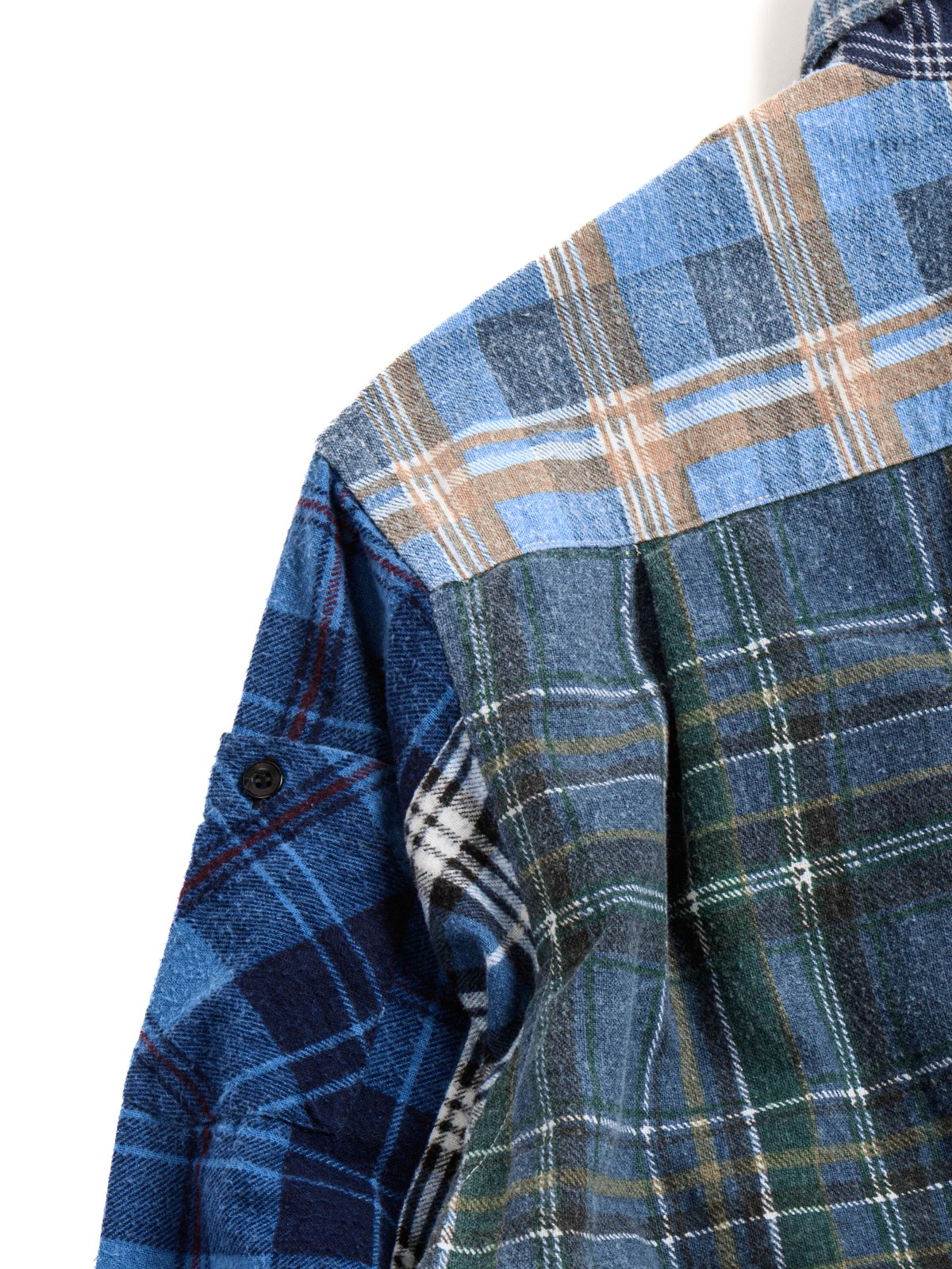 REBUILD by NEEDLES FLANNEL SHIRT STRAIGHT HEM SHIRT ASSORTED 3 - Image 5