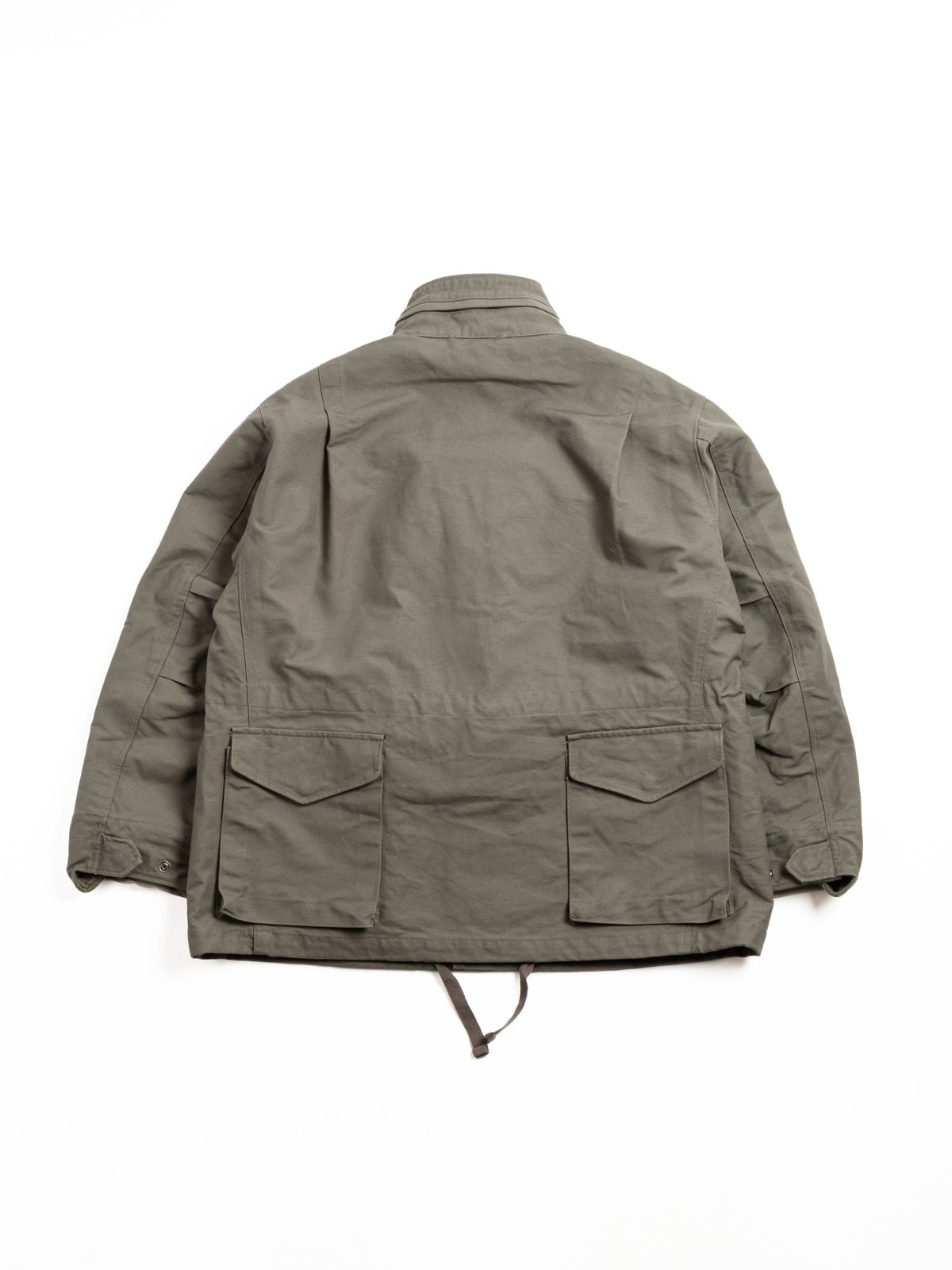 M65 FIELD JACKET / OLIVE COTTON DOUBLE CLOTH - Image 5