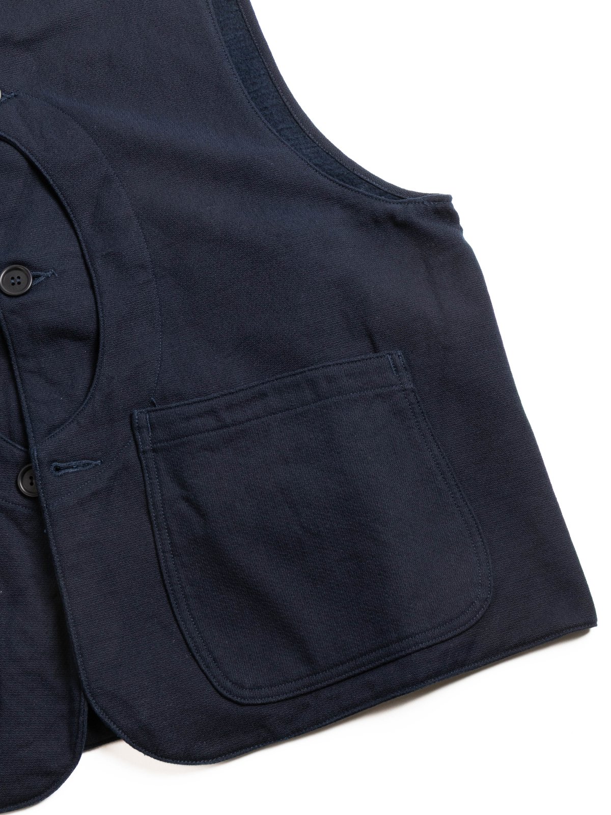 (CV002) GAME VEST HUNTING DOBBY CLOTH NAVY - Image 3