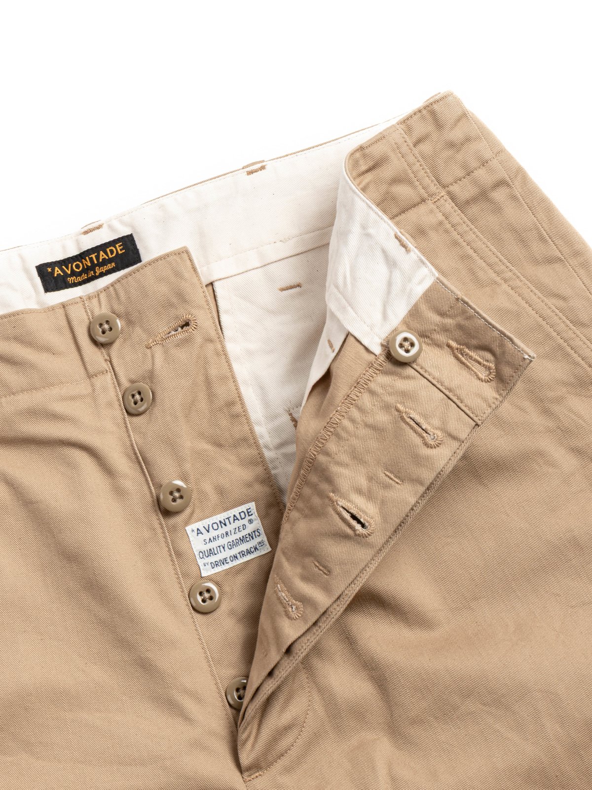 (VTD–0340–PT3) TYPE 45 CHINO TROUSER KHAKI (NEW EDITION) - Image 3