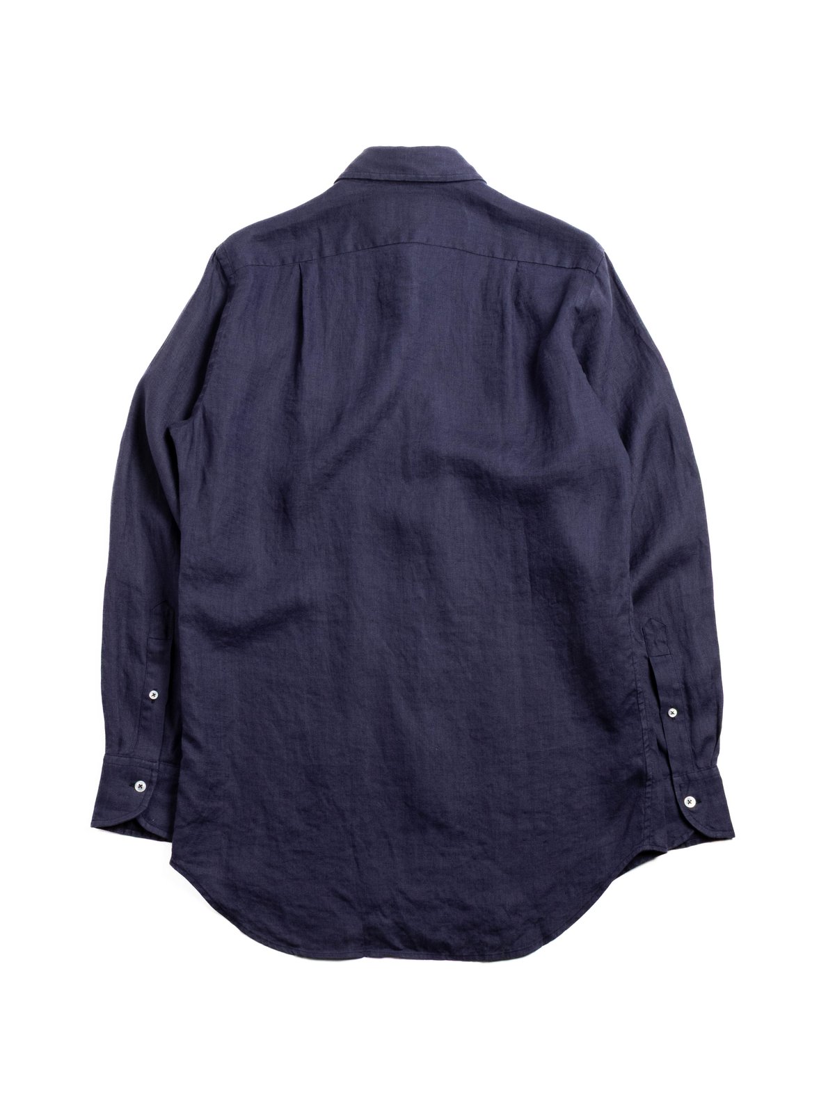 THE LINEN SUMMER SHIRT NAVY - Image 4