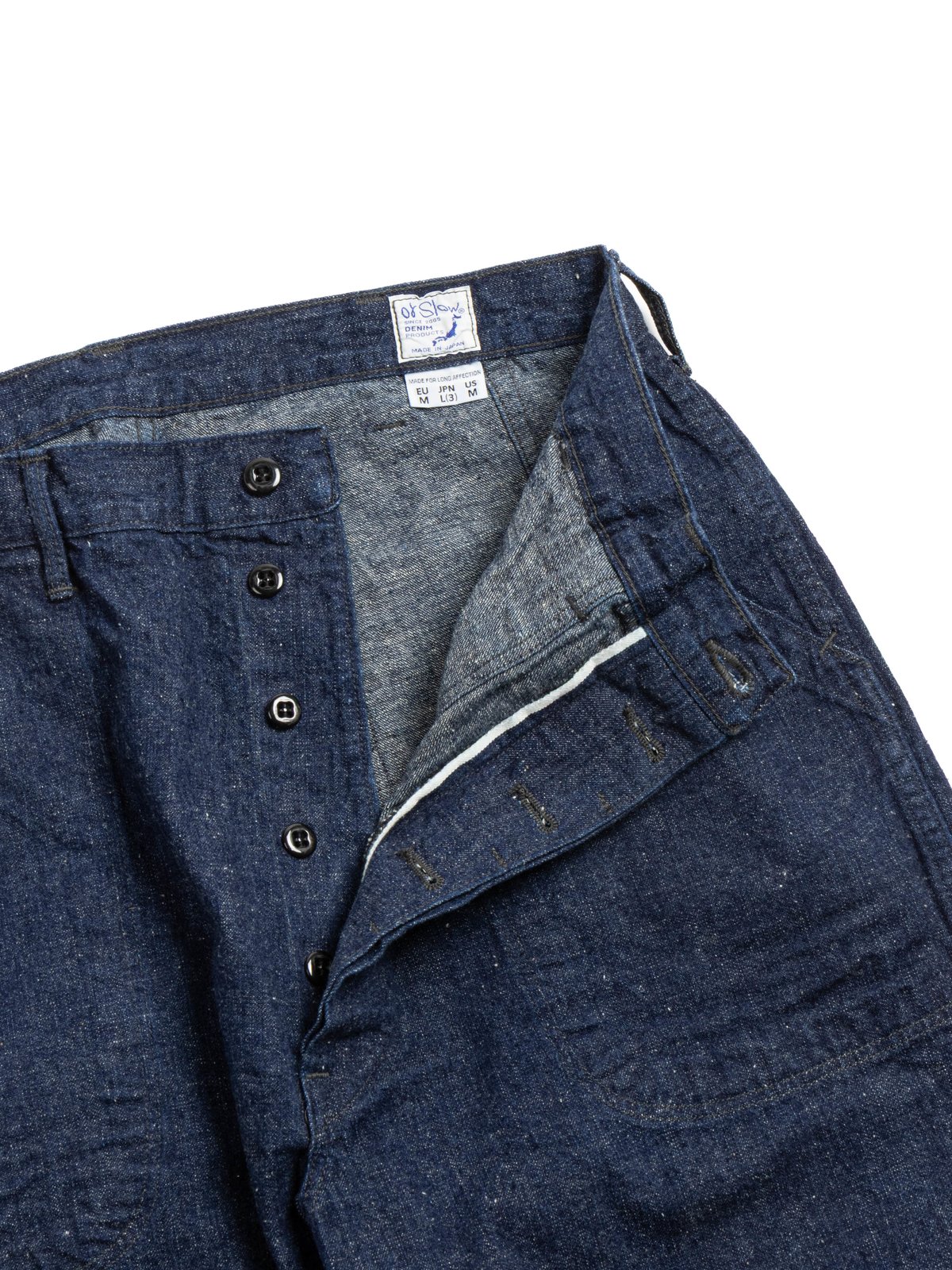 (LOT 01&ndash;5130) US NAVY UTILITY PANTS 9OZ 2X1 ORIGINAL SELVEDGE DENIM - Image 2