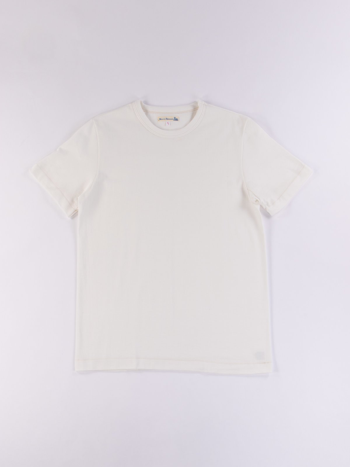 White 214 Organic Cotton Rundhals Shirt - Image 1
