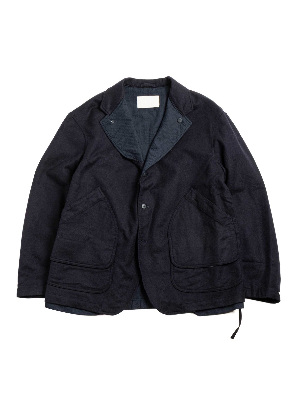 (10&ndash;J04) REVERSIBLE HUNTER JACKET NAVY - Image 1