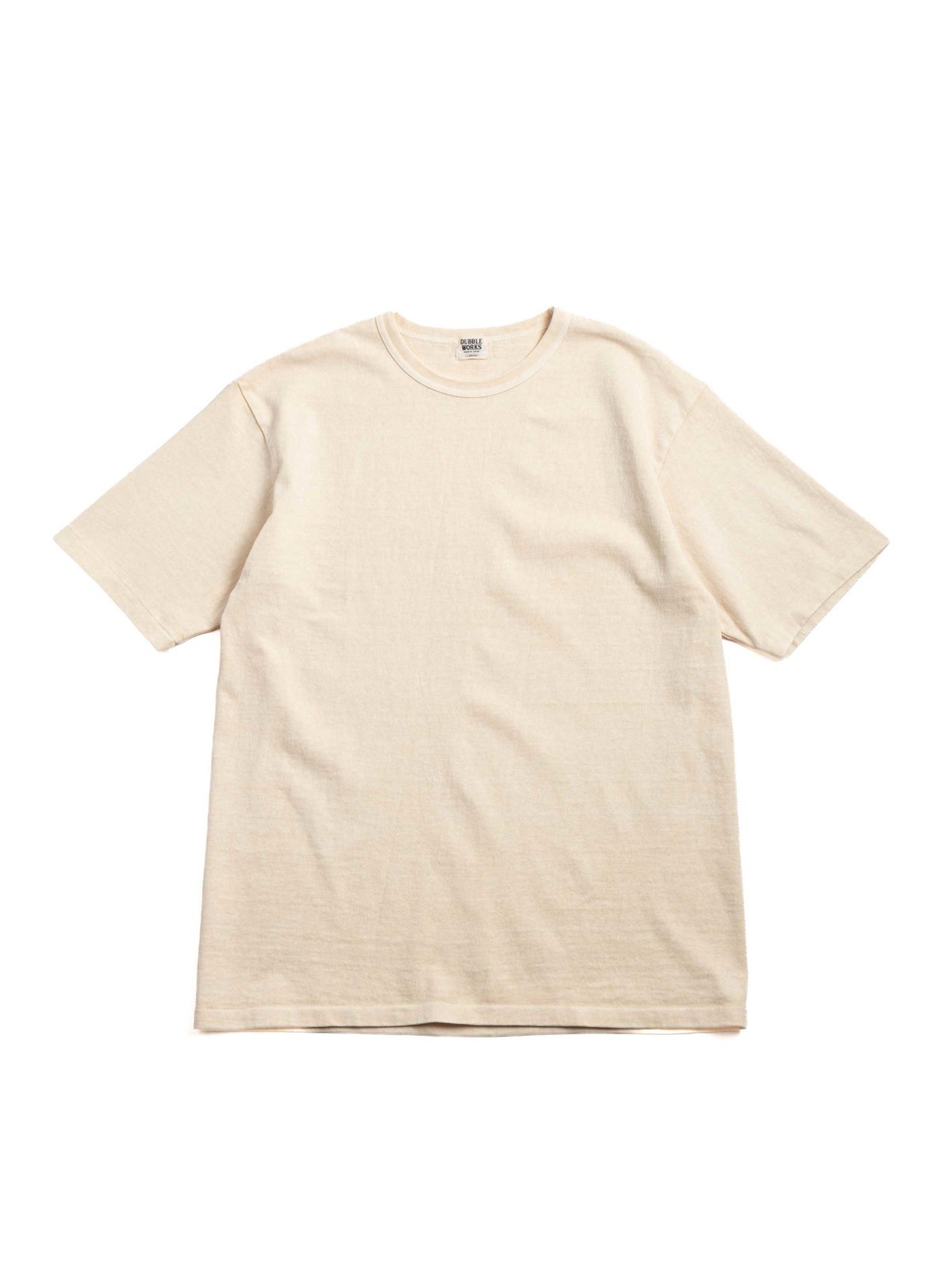 (37001PD) 9.5oz HEAVY WEIGHT S/S TEE / PD. CREAM - Image 1