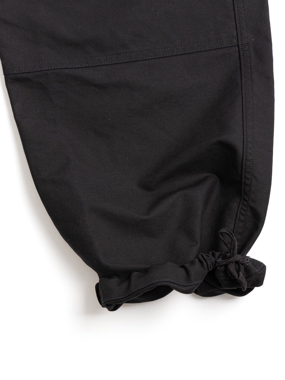 DECK PANT BLACK COTTON DOUBLE CLOTH - Image 4