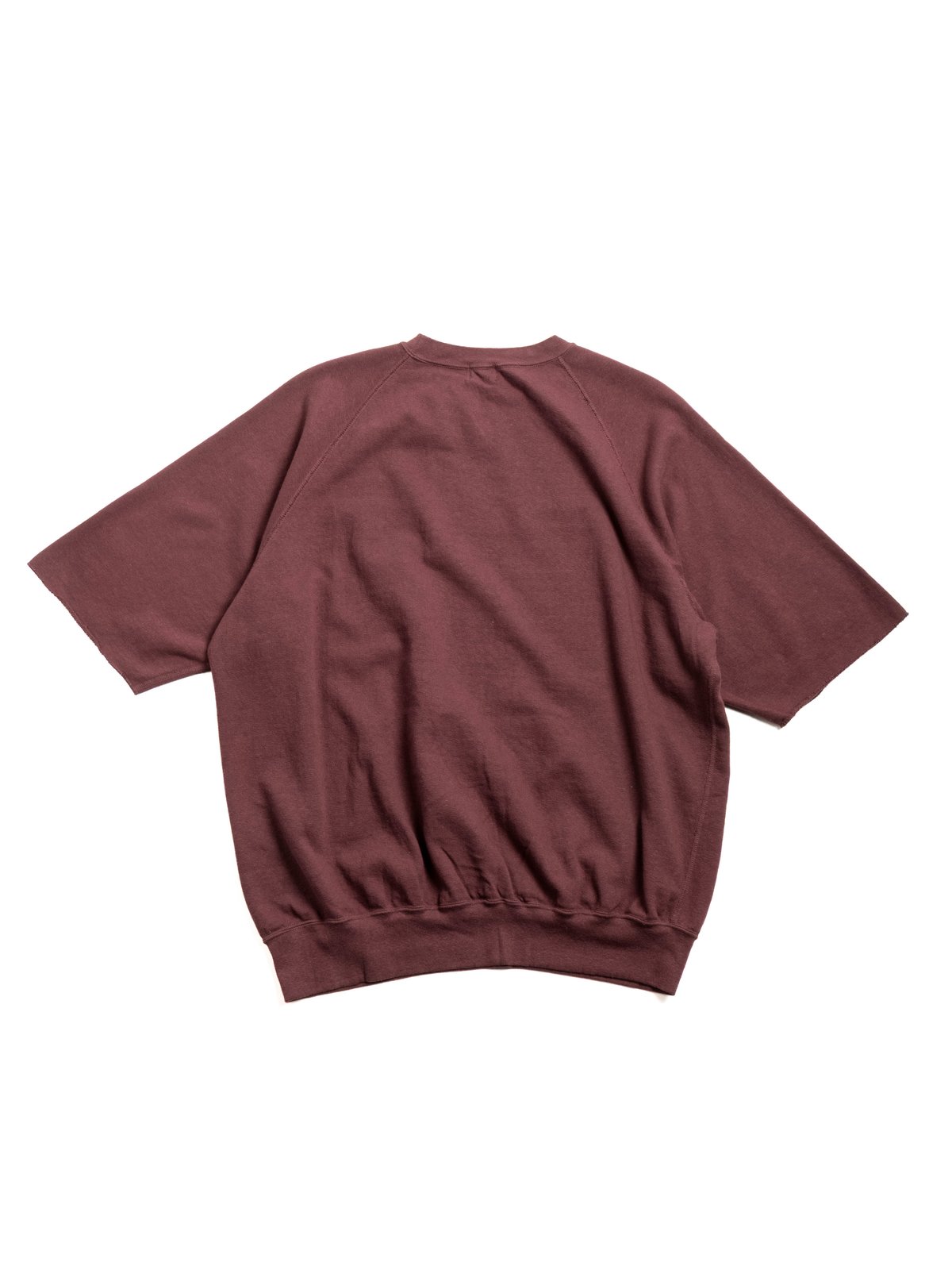 (LOT 74001) CUT OFF SLEEVE SWEATSHIRT BORDEAUX - Image 5