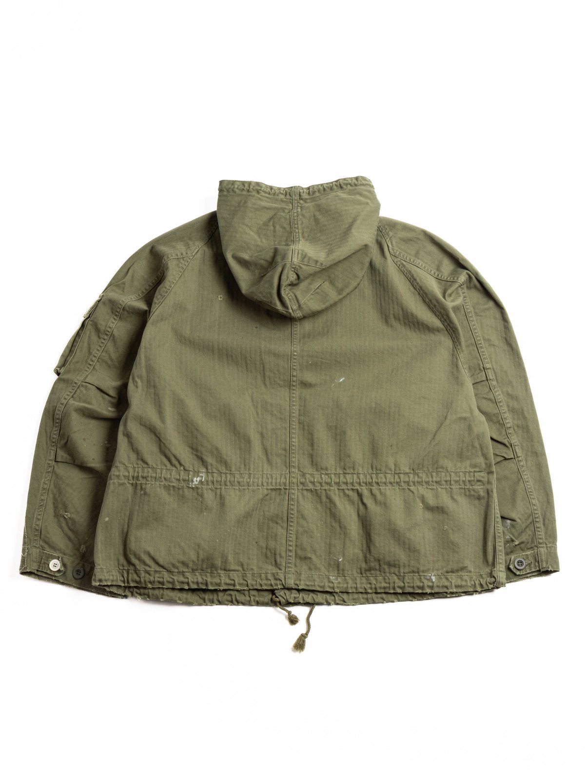 H.UNIT KHAKI HBT HOODED PARKA (CUSTOMISED) - Image 8