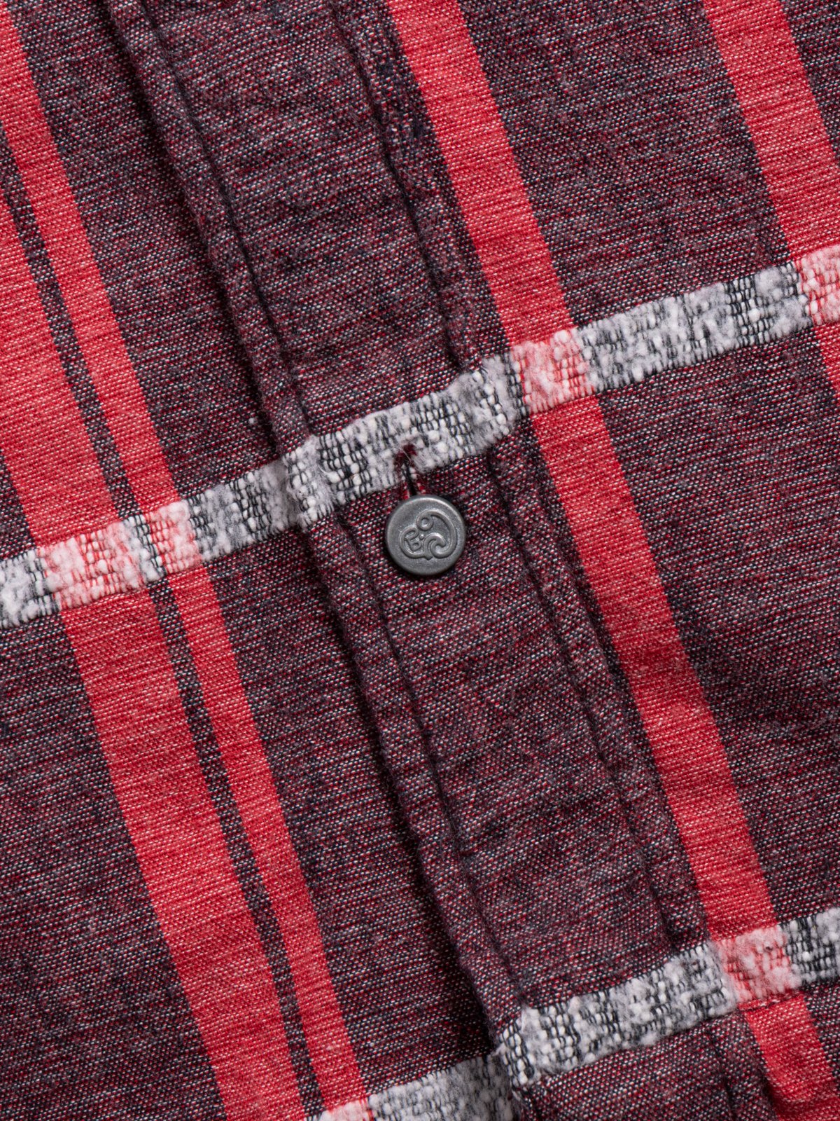 (OM45475.76) TBB HAND WOVEN CHENILLE RIB WEAVE B.D. STRAIGHT HEM SHIRT - Image 4