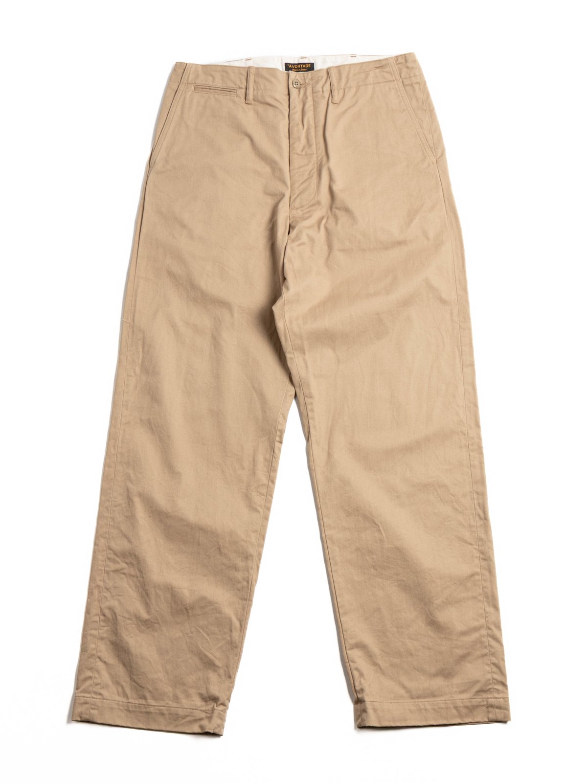 (VTD–0340–PT3) TYPE 45 CHINO TROUSER KHAKI (NEW EDITION) - Image 1