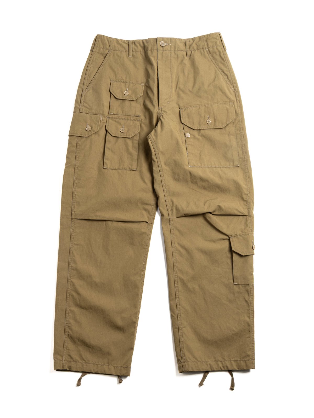 FLIGHT PANT COATED NYCO TWILL KHAKI - Image 1