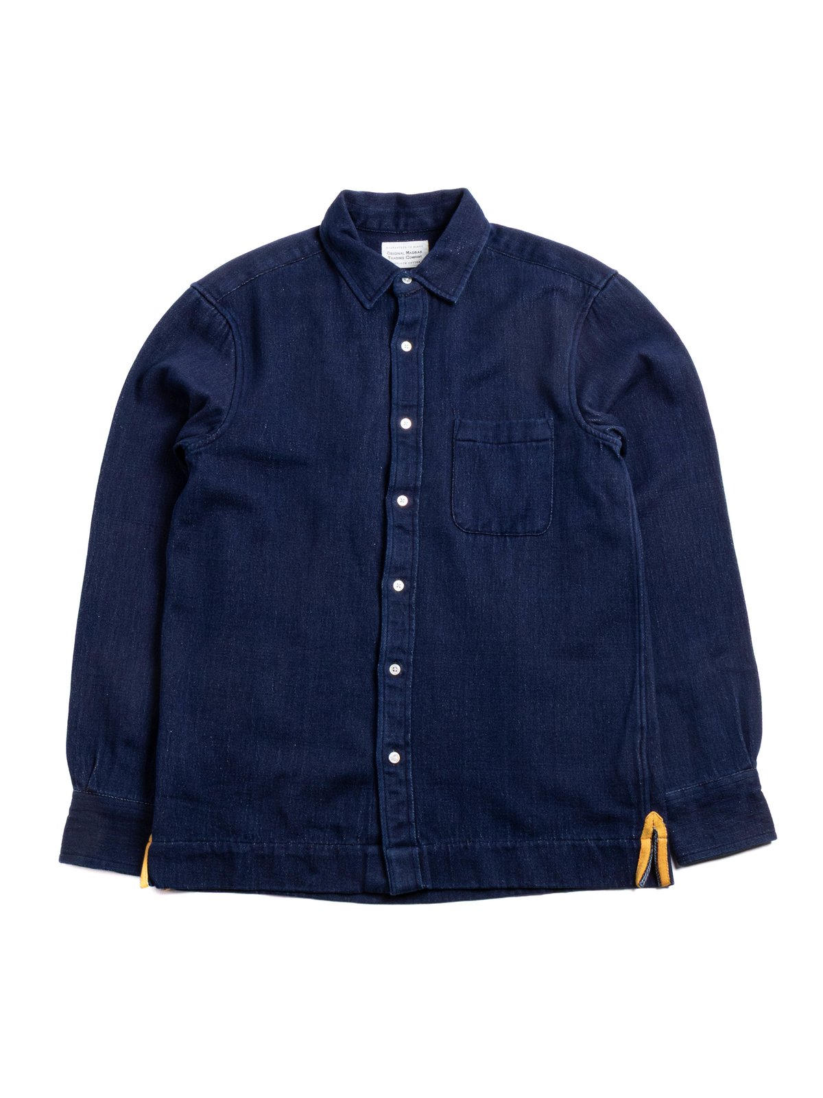 (OM45475.55) TBB HAND WOVEN 10OZ TWILL WEAVE DENIM STRAIGHT HEM SHIRT - Image 1