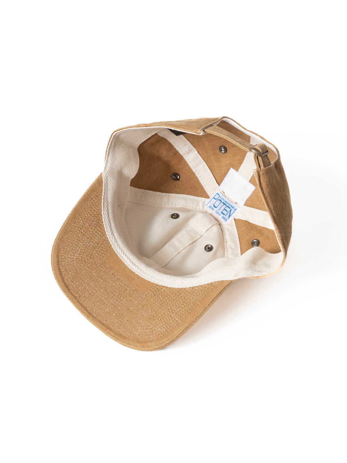 POTEN VINTAGE DUCK BASEBALL CAP CAMEL - Image 5