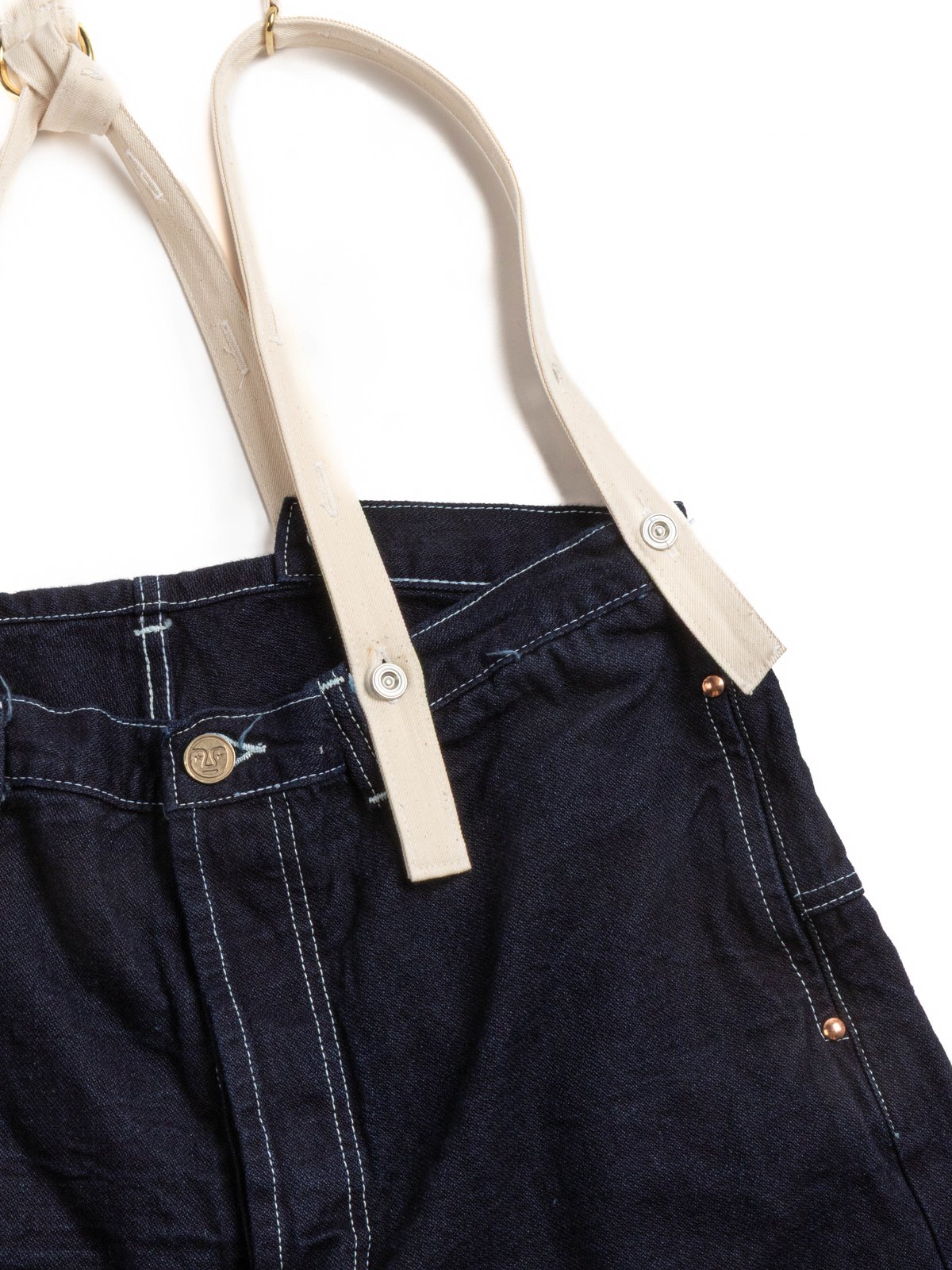 TYPE 156 SPLIT BACK JEANS DOUBLE INDIGO BROKEN TWILL RINSED - Image 6
