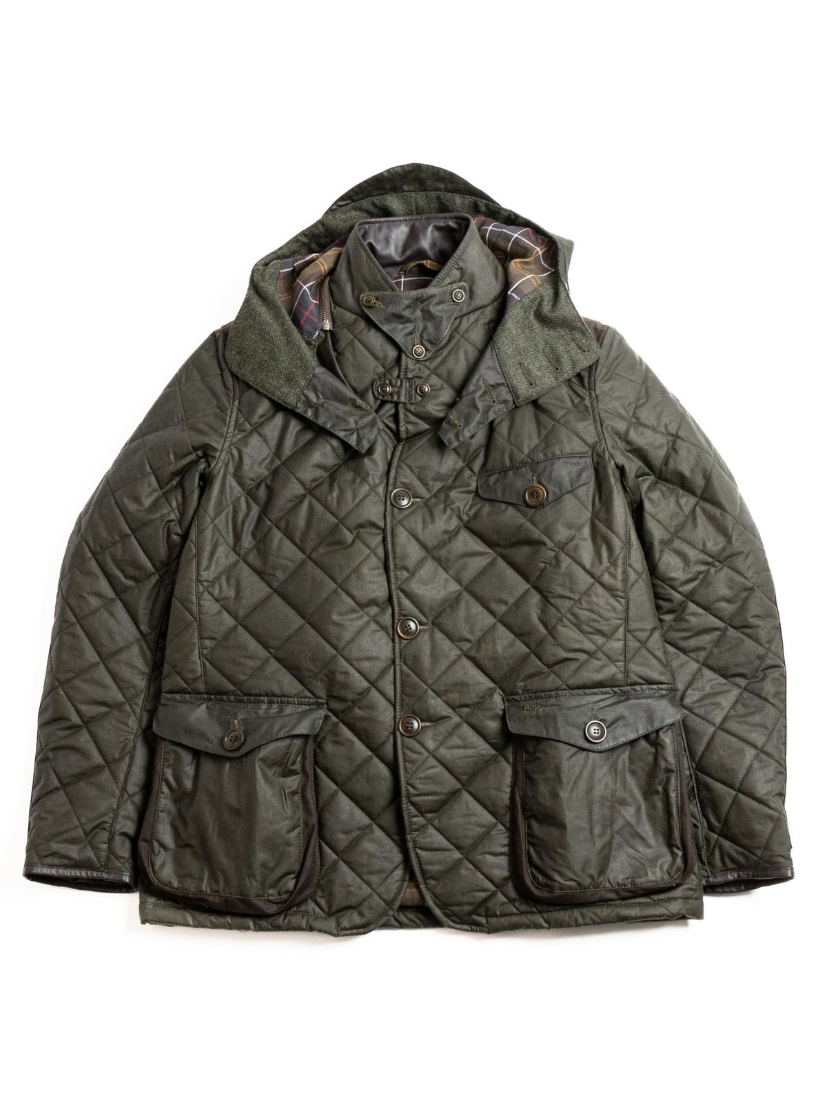 Barbour wax quilted jacket best sale