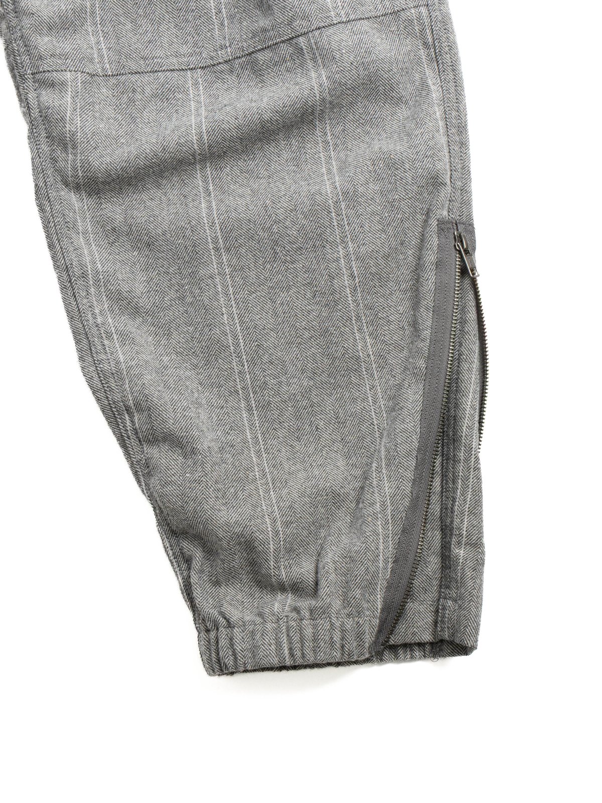IAC PANT LT. GREY WOOL STRIPED HB - Image 4