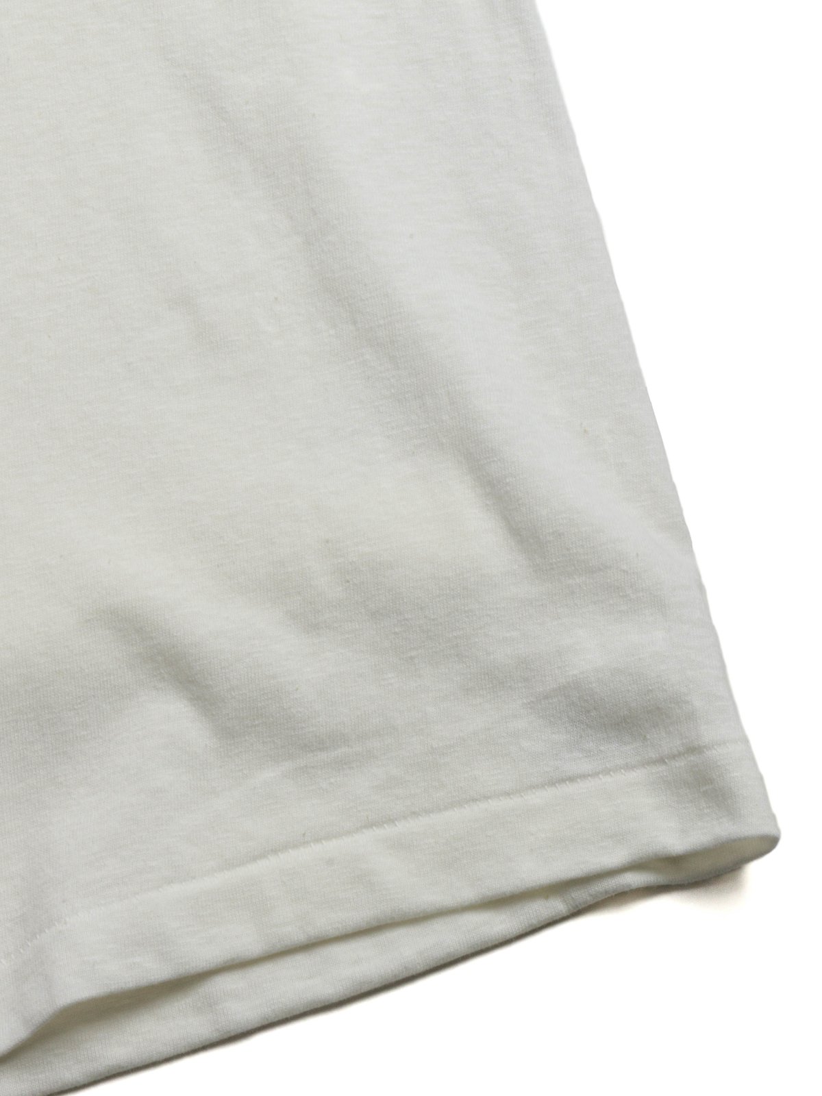 (LOT 33005PK ) 5.4oz RECYCLED COTTON 2PACK TEE OFF WHITE - Image 3