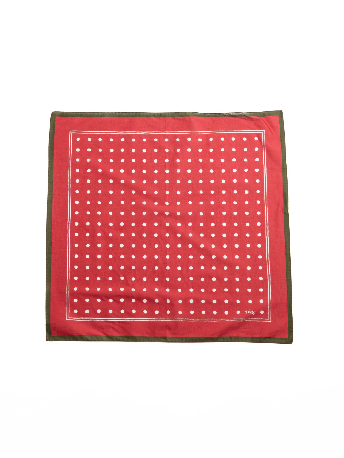 POLKA DOT BANDANA RED - Image 2