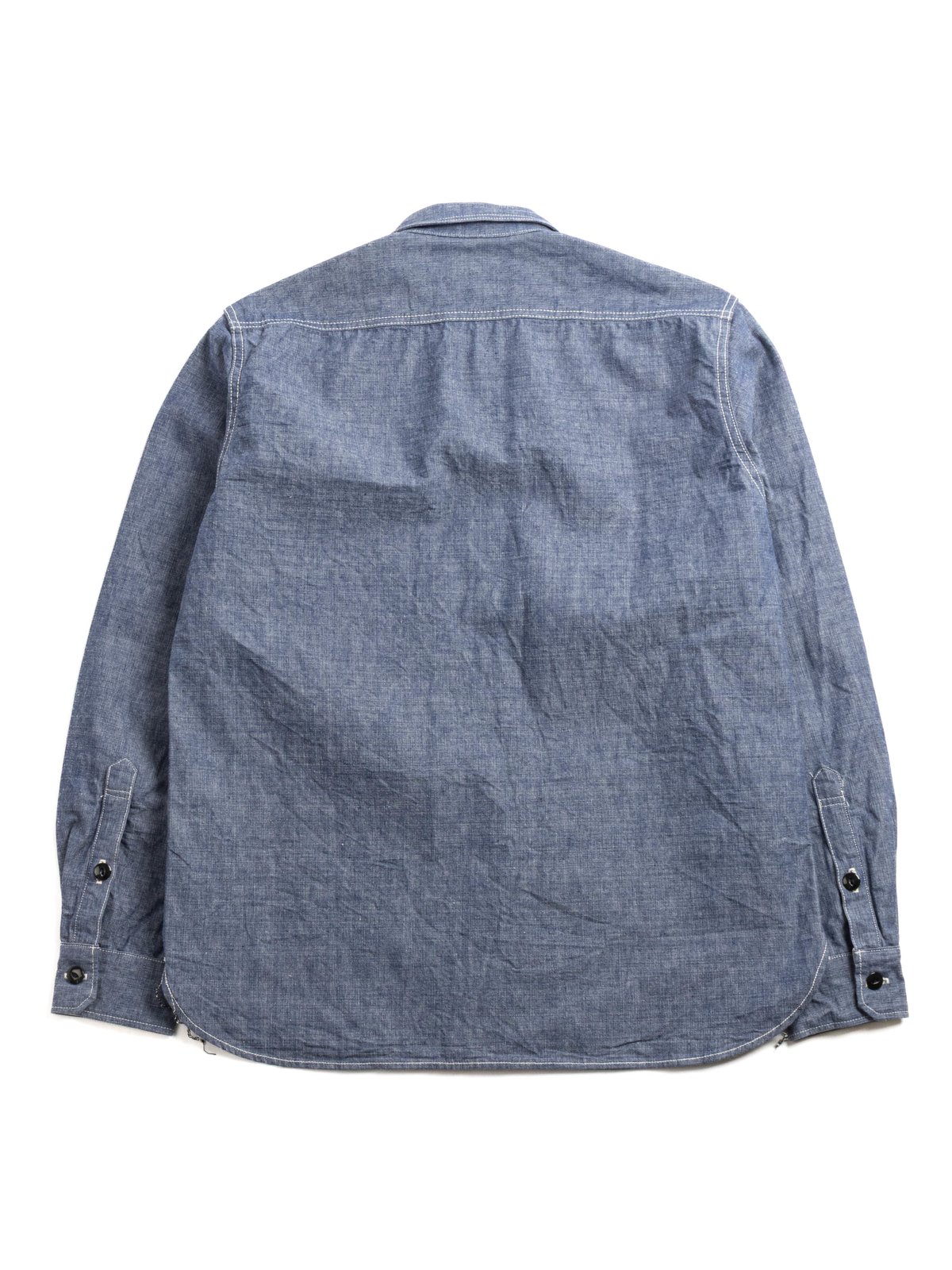 NO.5333A CHAMBRAY SHIRT BLUE - Image 5
