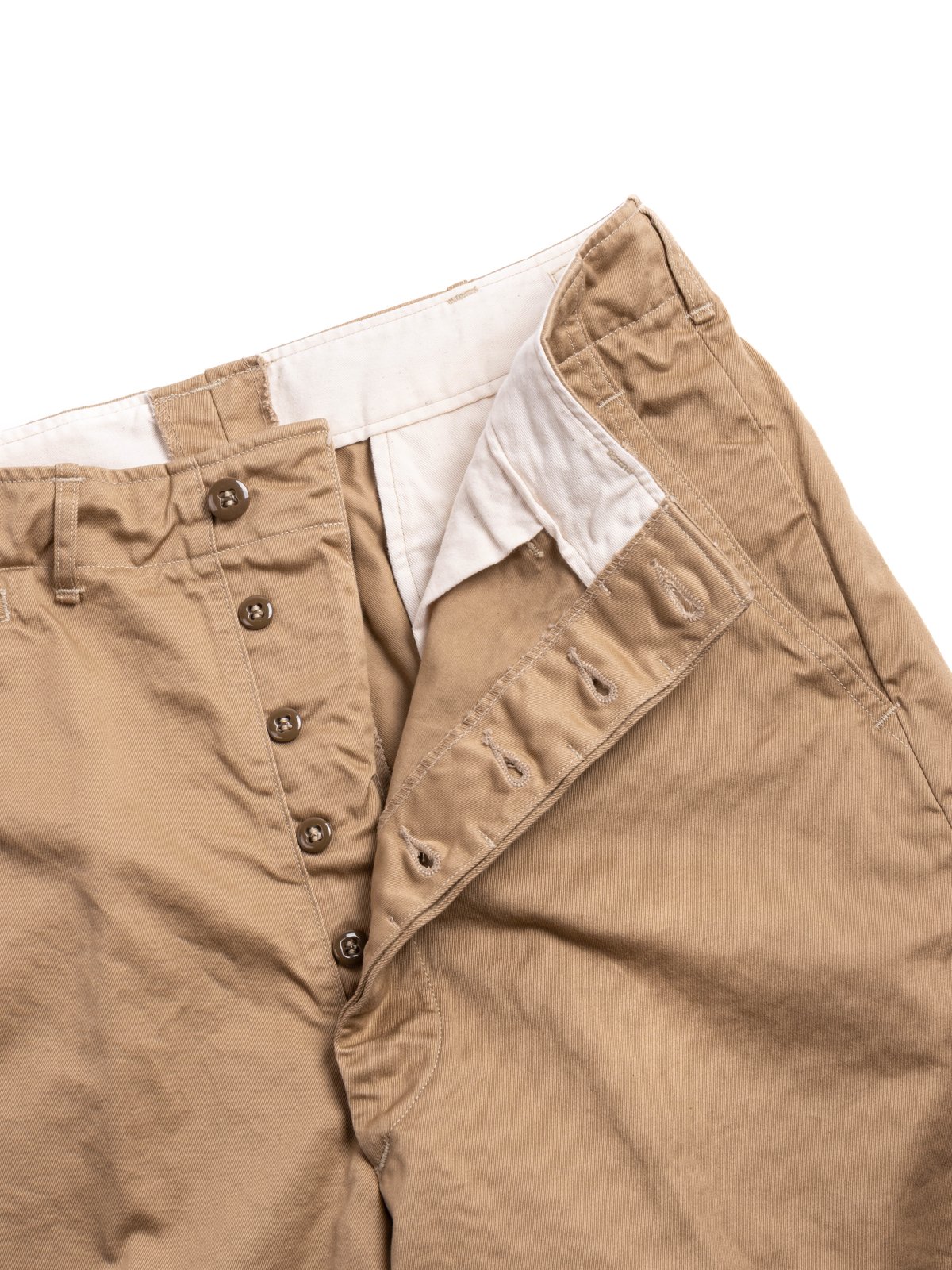 (V5361–41) VINTAGE FIT ARMY TROUSER DARK KHAKI - Image 3