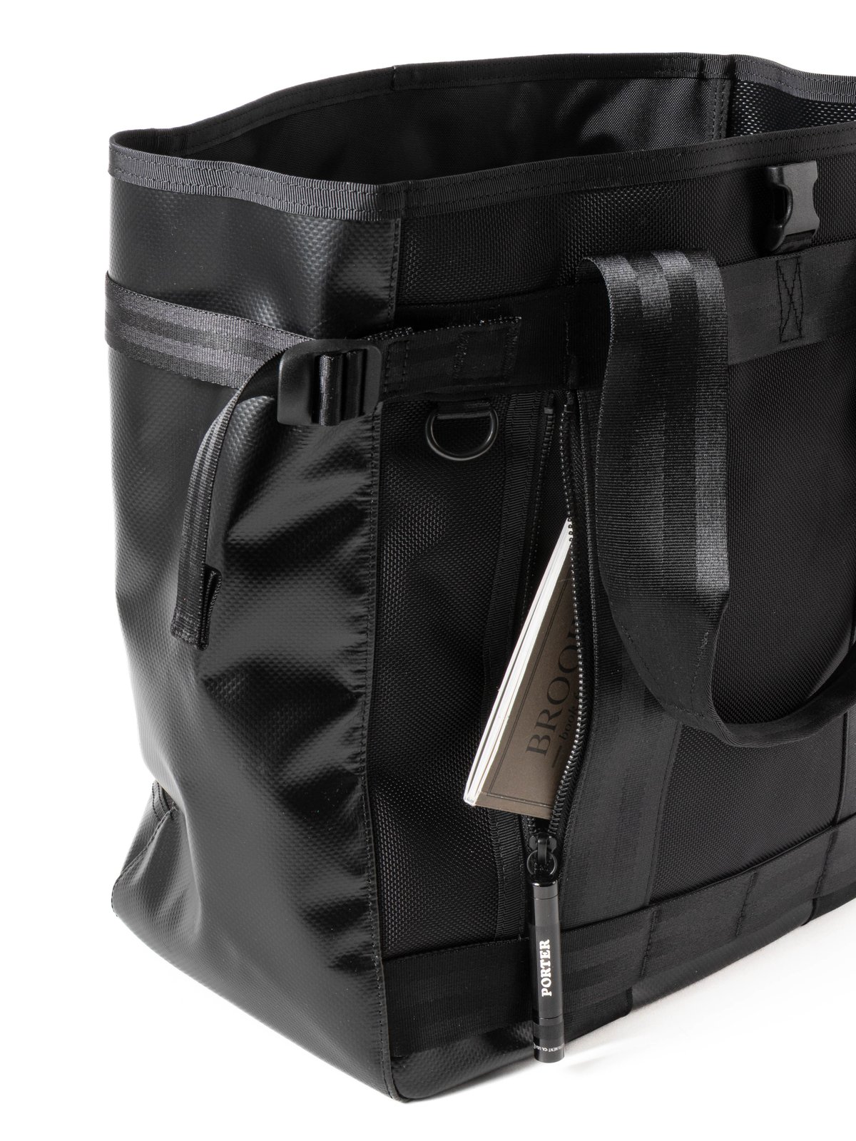 PORTER / HEAT SERIES TOTE BAG BLACK (M) - Image 10