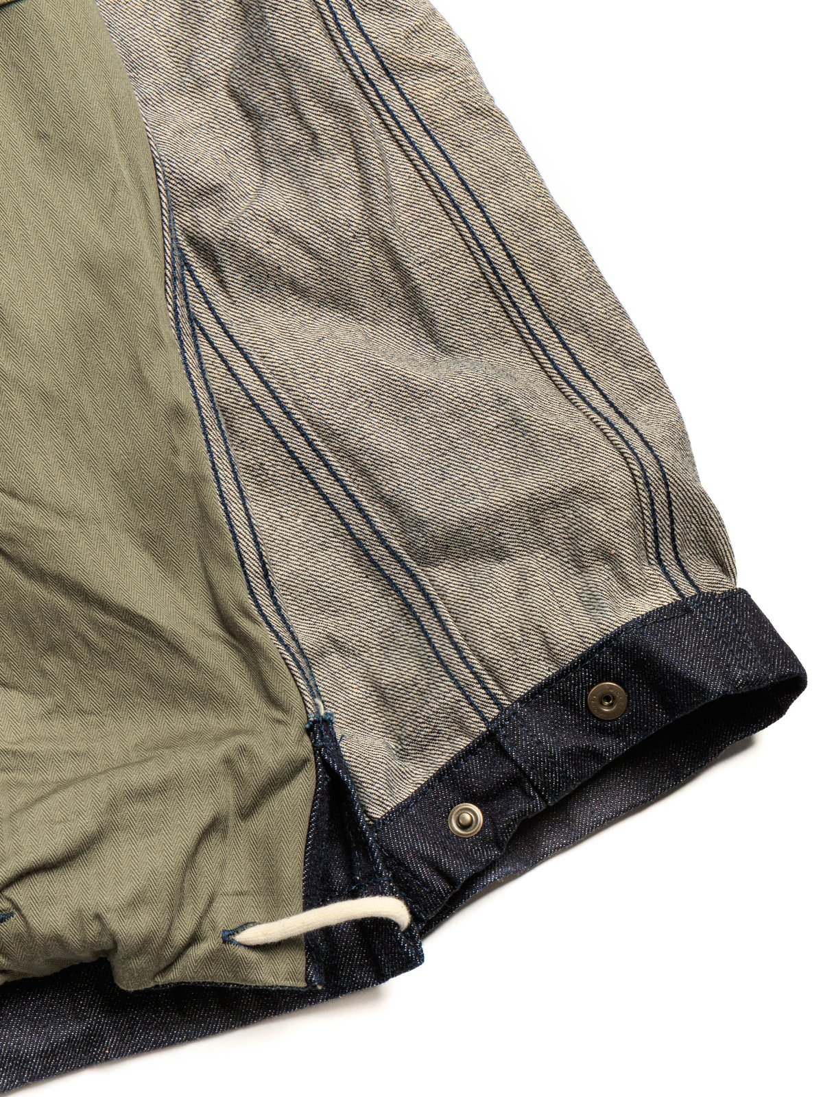 REVERSIBLE PULLOVER JACKET DENIM INDIGO - Image 12