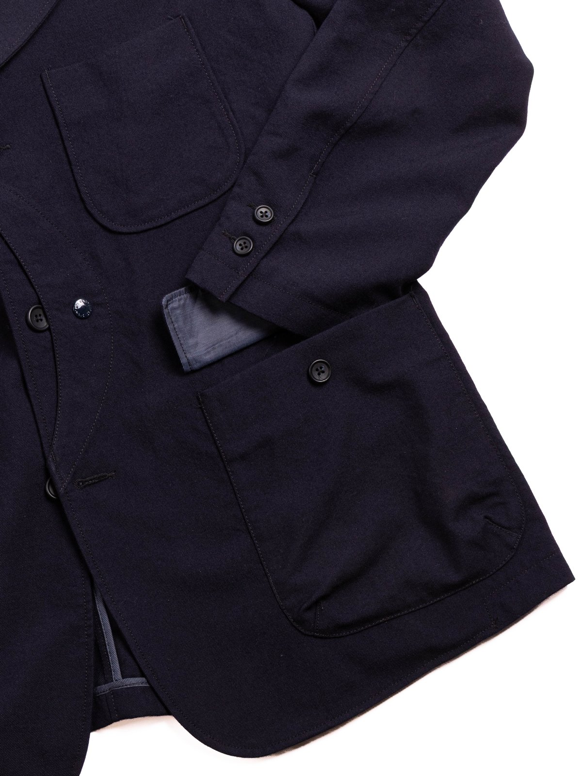 UPLAND JACKET JACKET DARK NAVY WOOL UNIFORM SERGE - Image 4