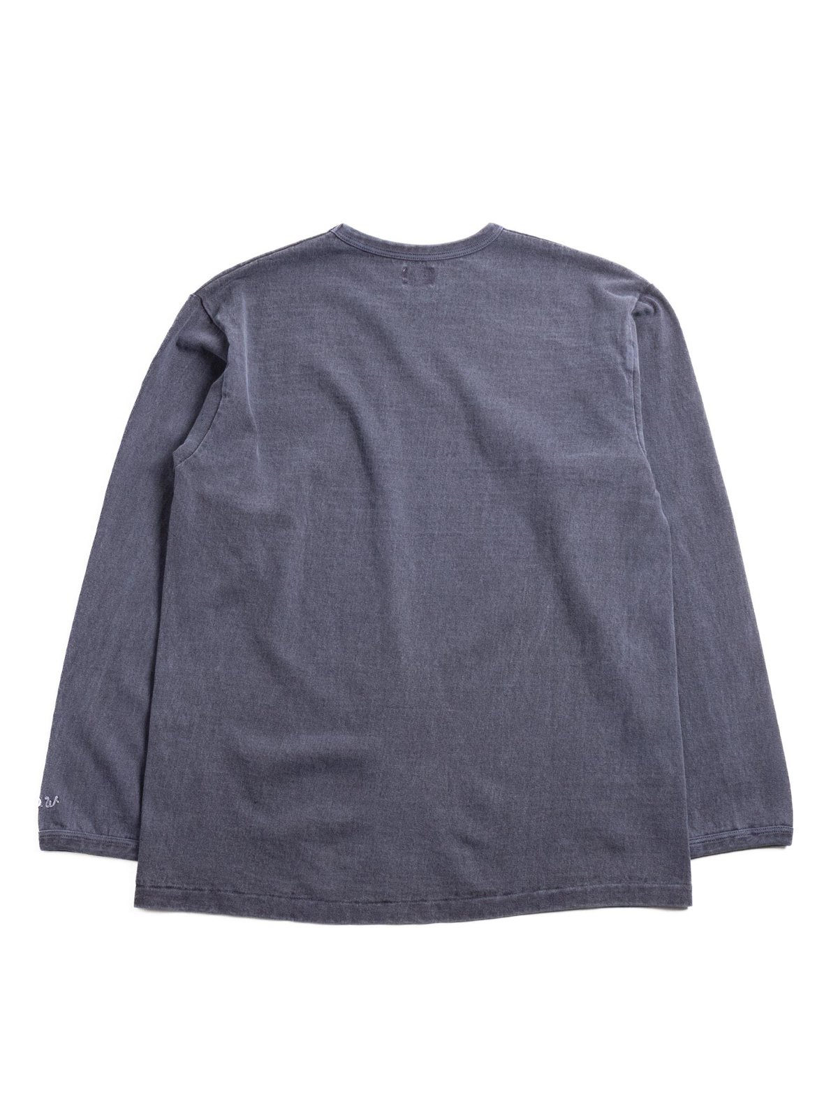 (LOT 58001PD) HEAVY WEIGHT L/S TEE P.D. NAVY - Image 5