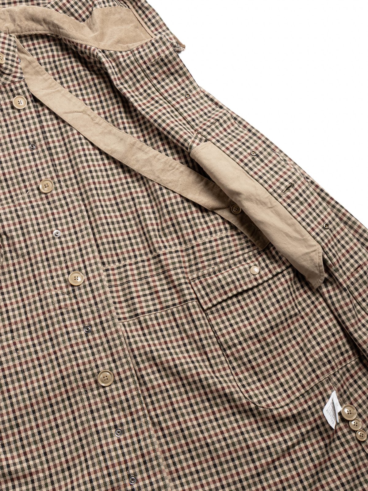 HIGHLAND PARKA / BROWN / OLIVE HEAVY GUN&ndash;CLUB CHECK - Image 5