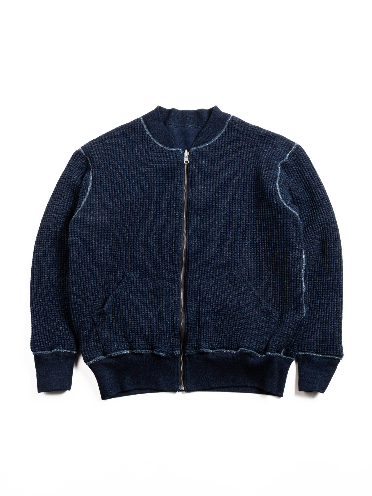 (D8183 STUDIO D&rsquo;ARTISAN INDIGO REVERSIBLE SWEATSHIRT - Image 5