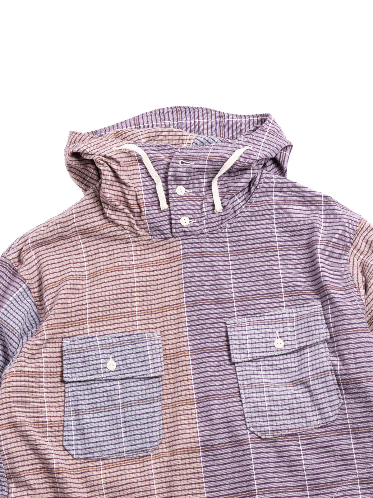 CAGOULE SHIRT MULTI COLOR COTTON COLOR BLOCK CHECK - Image 2