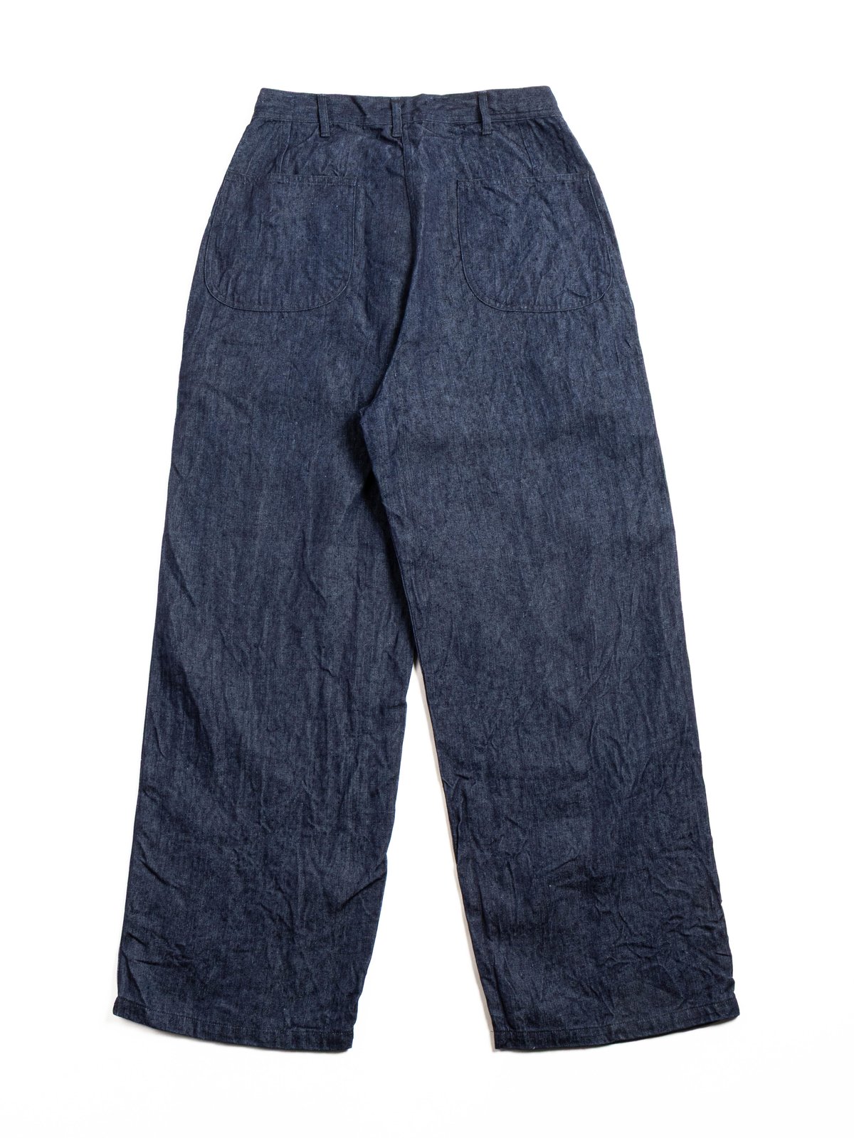 (V5130&ndash;L81) WWII 40&rsquo;s LINEN DENIM USN UTILITY PANT - Image 5